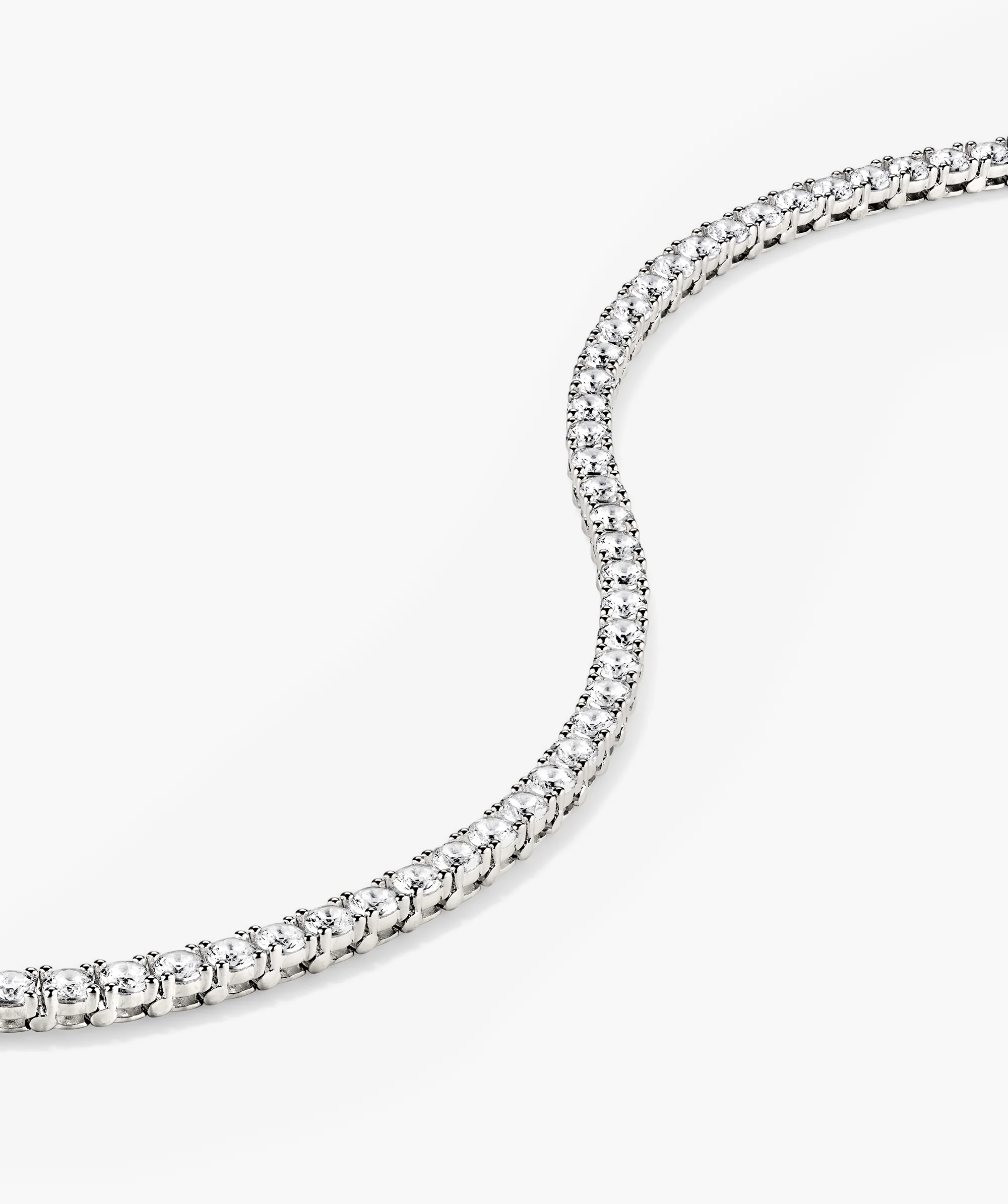 Lab Grown Sapphire Tennis Bracelet