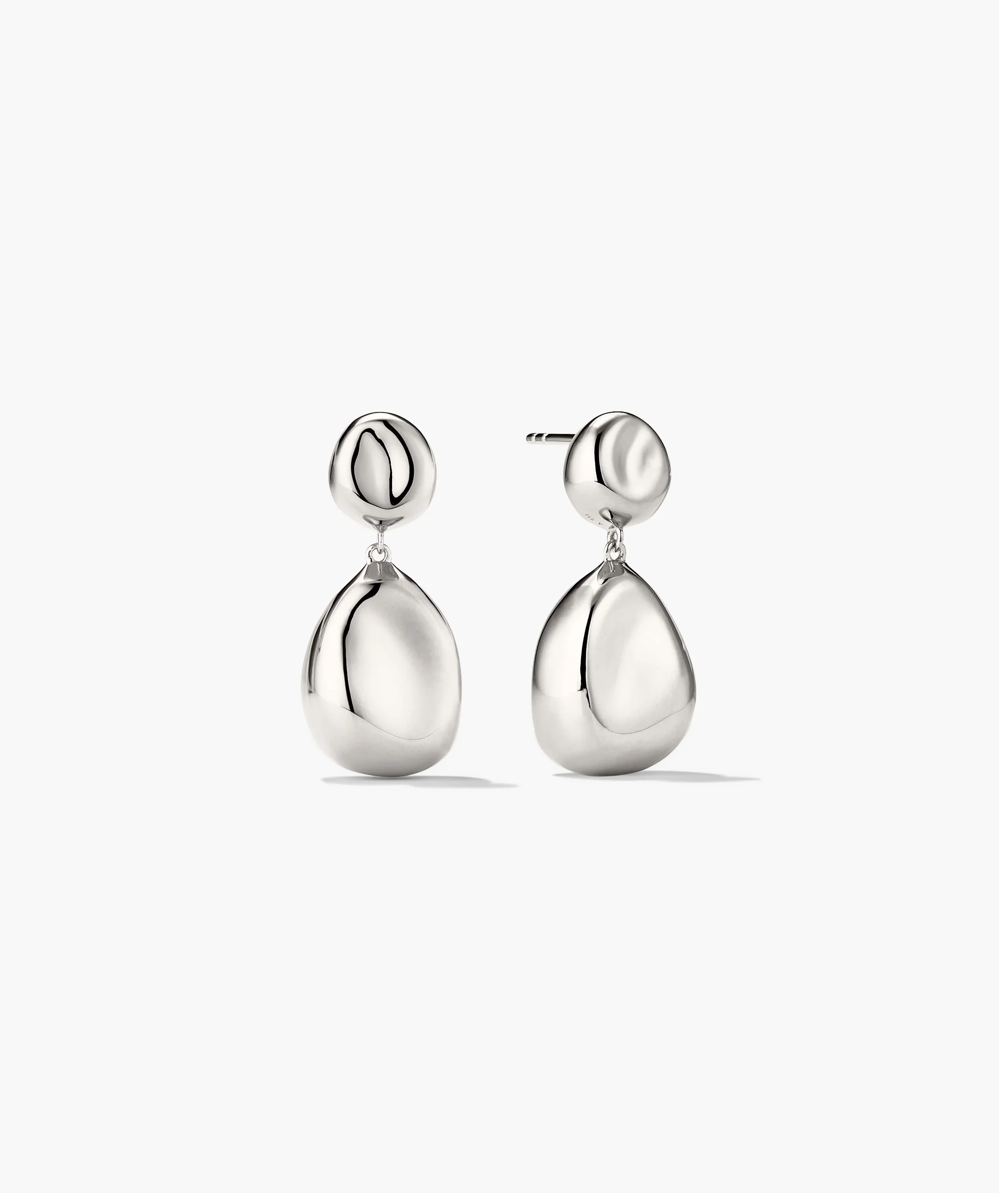 Organic Dôme Pebble Earrings
