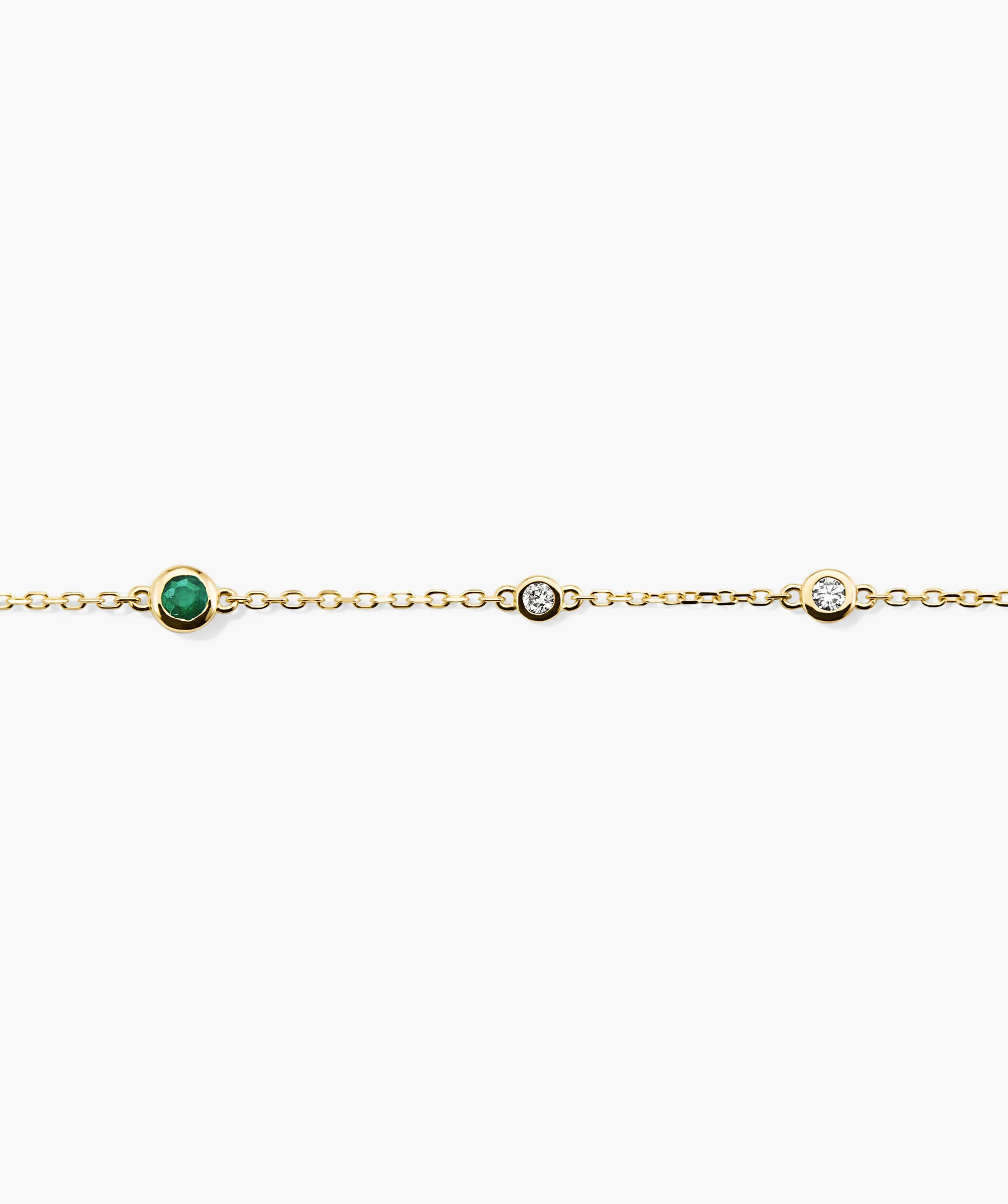 Multi Gemstone Station Bracelet