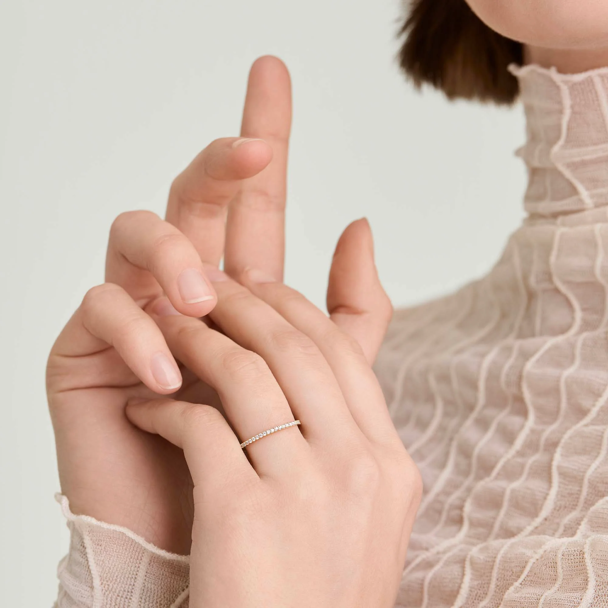 Slim Diamond Eternity Band