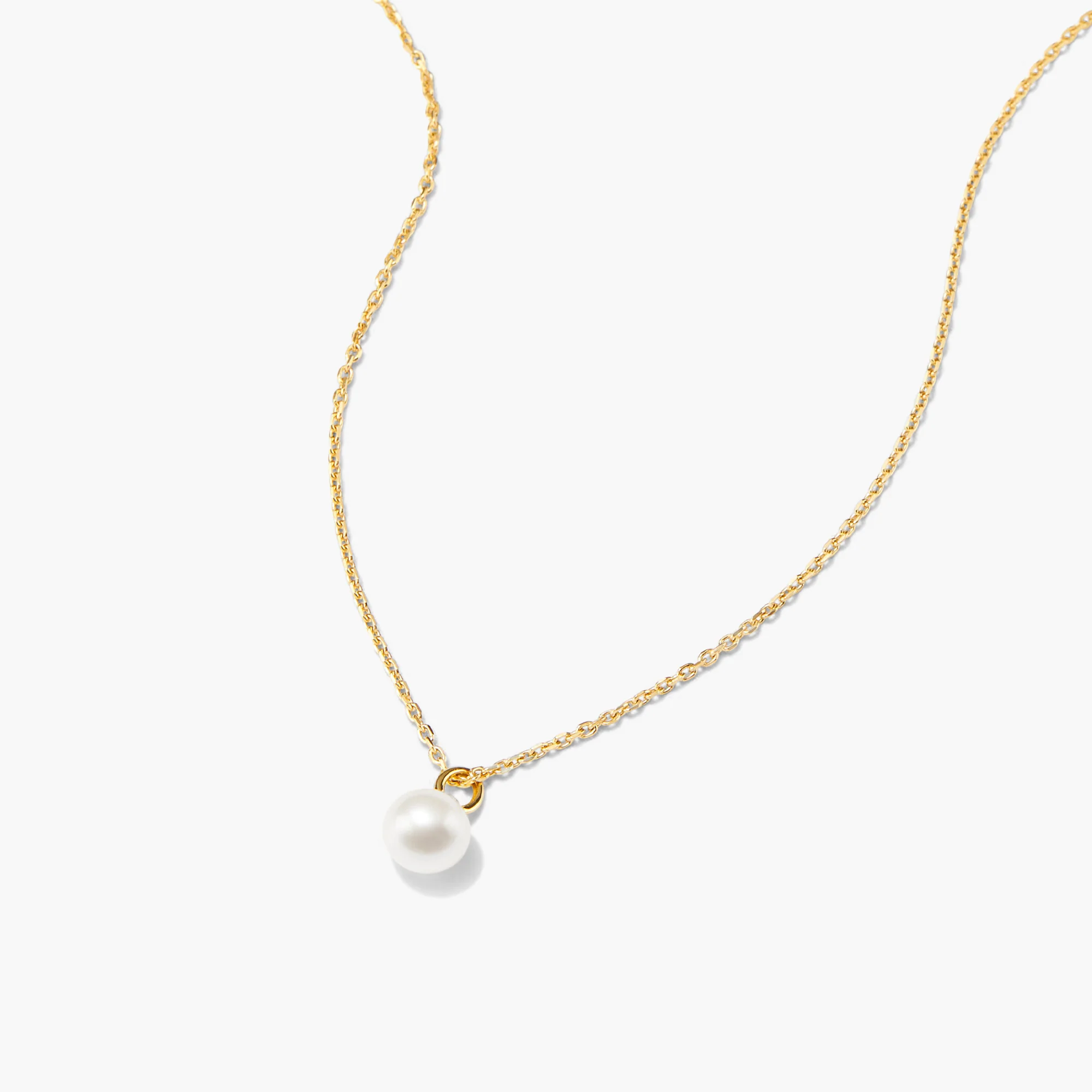 Mini Pearl Pendant Necklace