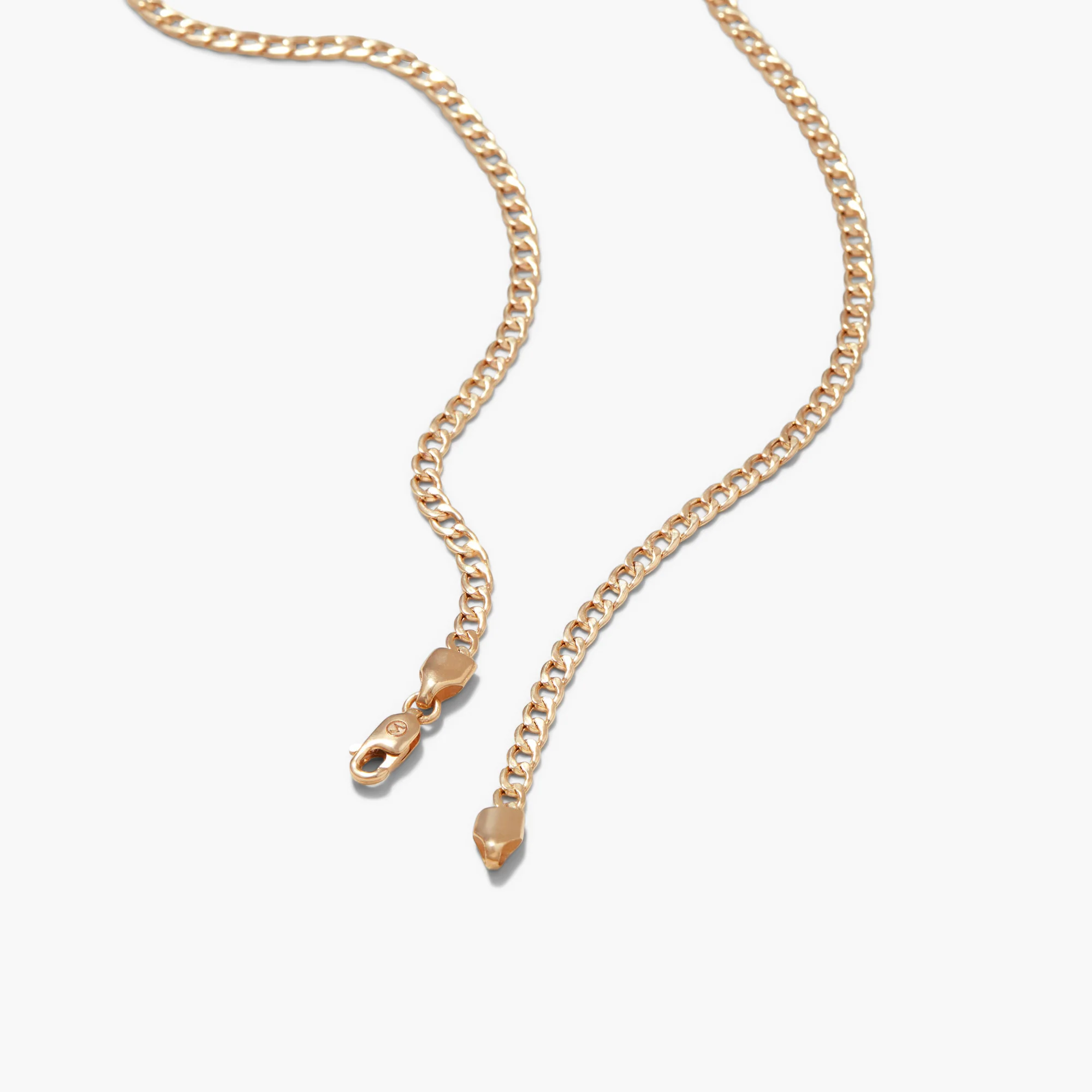 Flat Curb Chain Necklace