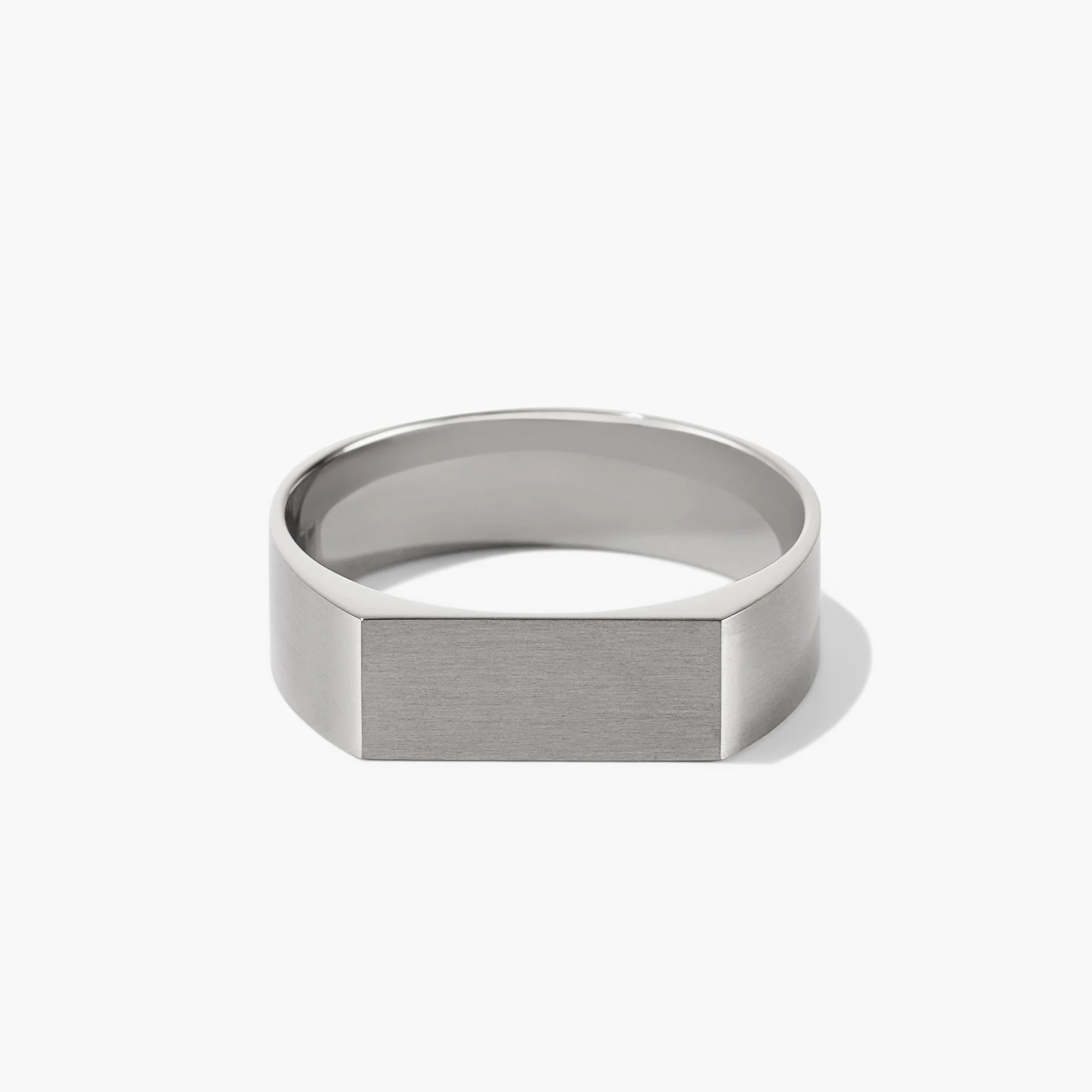 Slim Rectangular Signet Ring