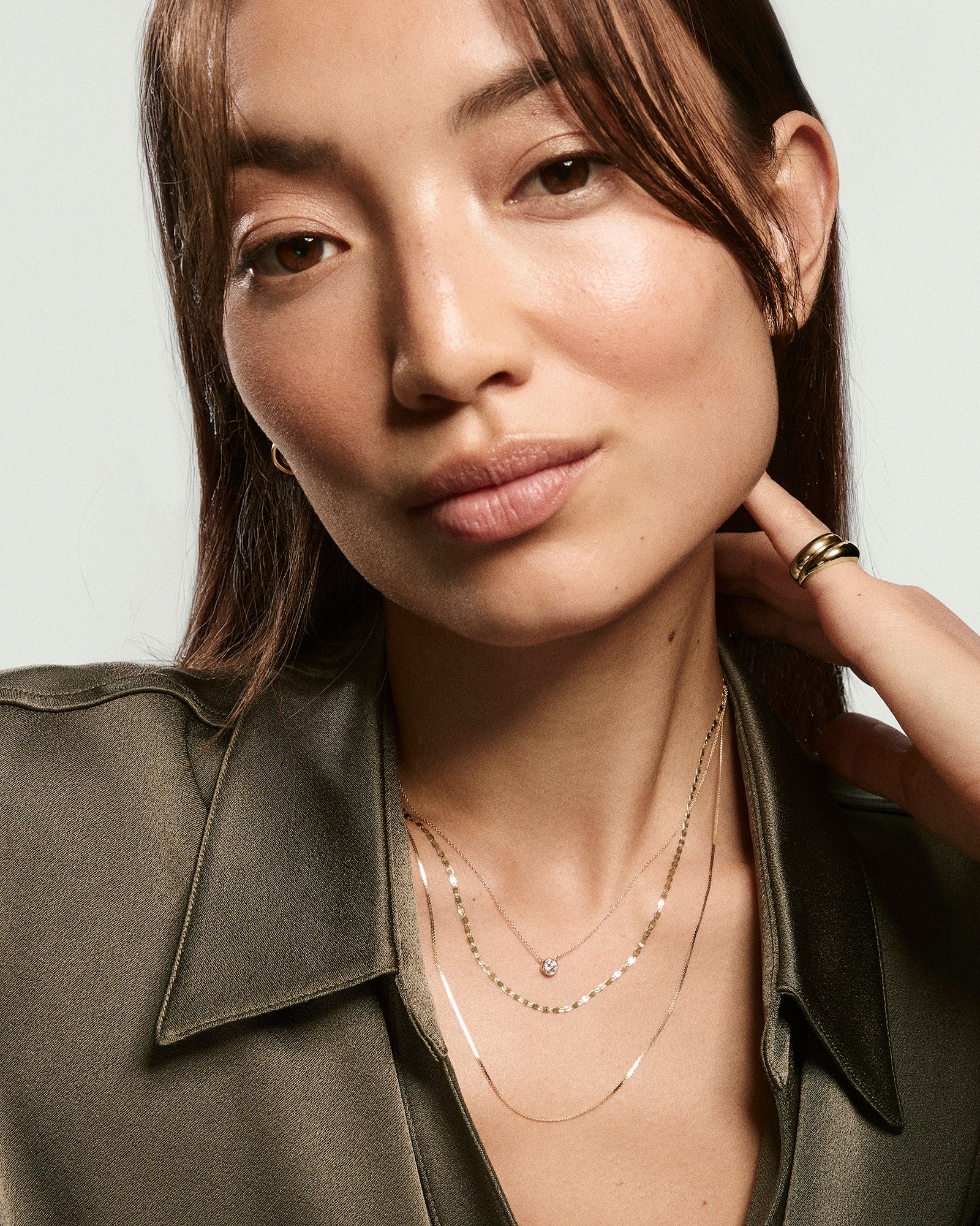 Mini Anchor Chain Necklace