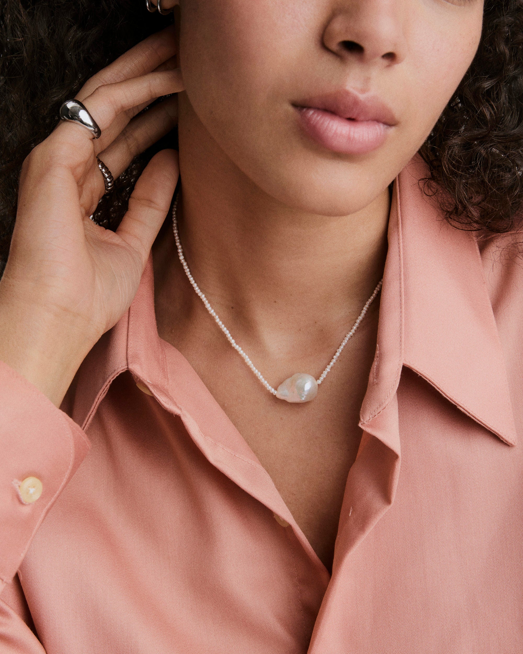 Clara Pearl Necklace