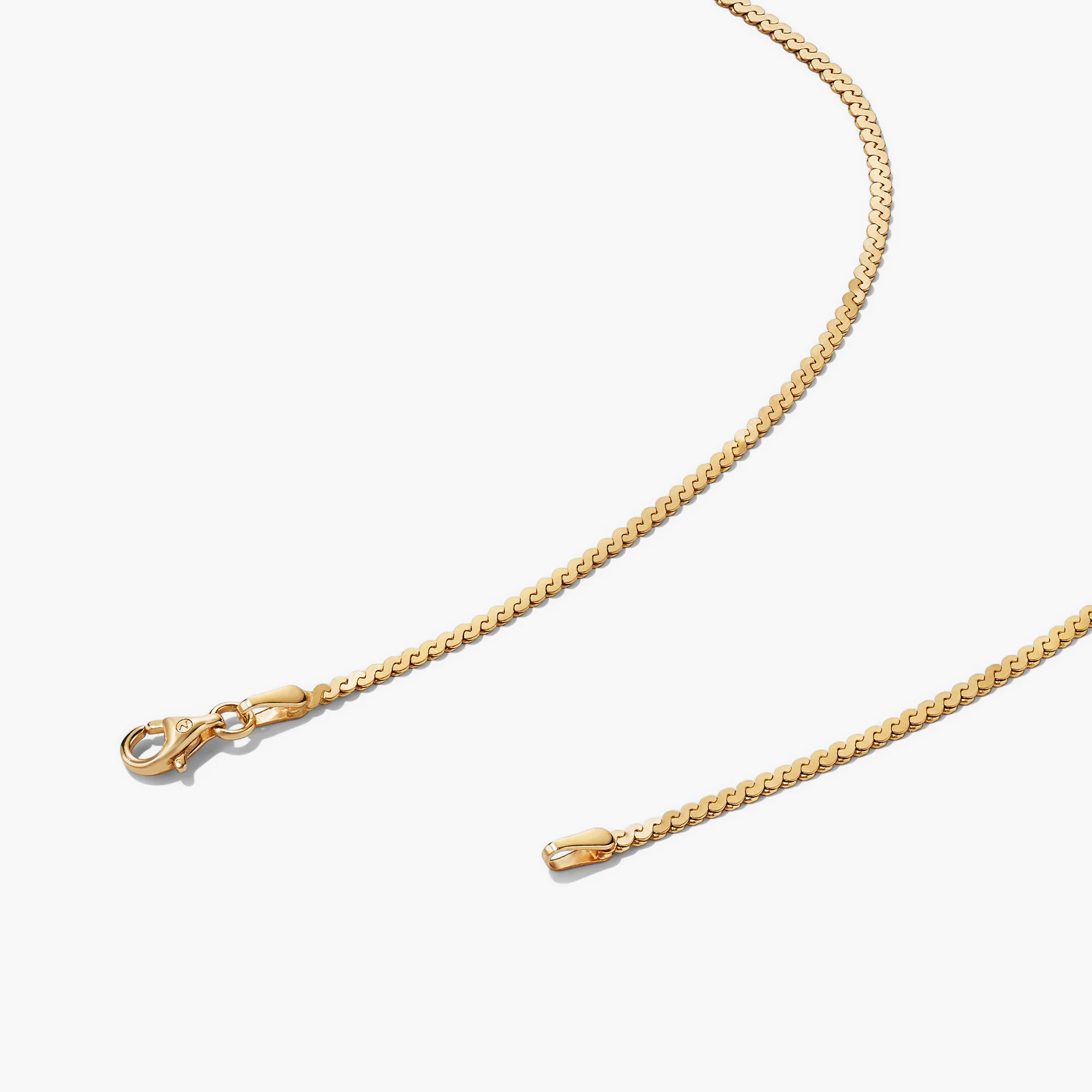 Serpentine Chain Necklace