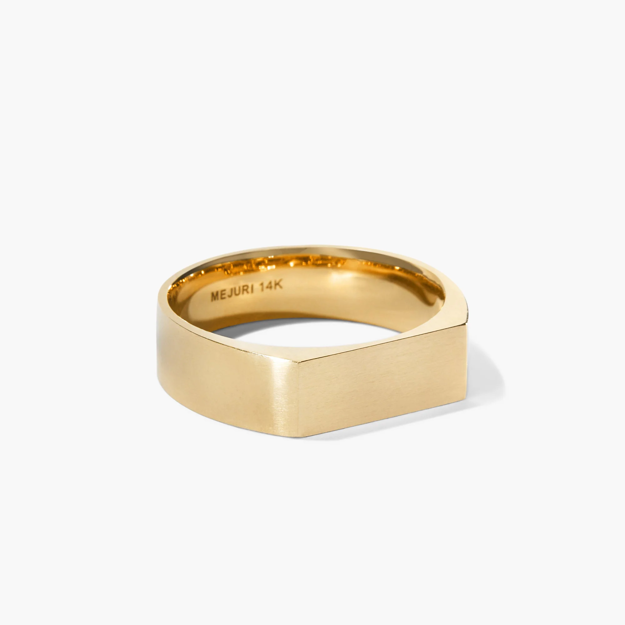 Slim Rectangular Signet Ring
