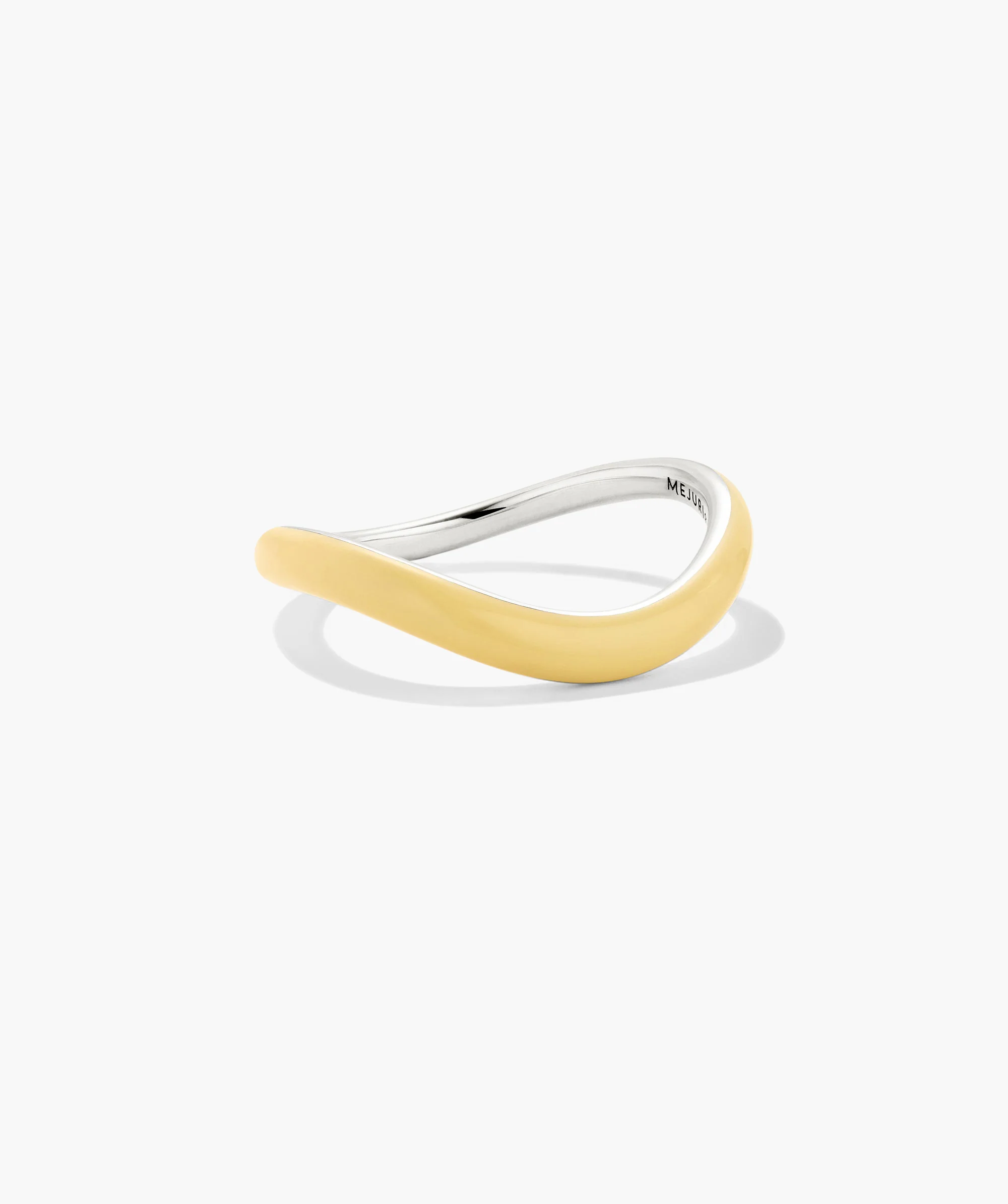 Slim Enamel Dôme Figure Ring