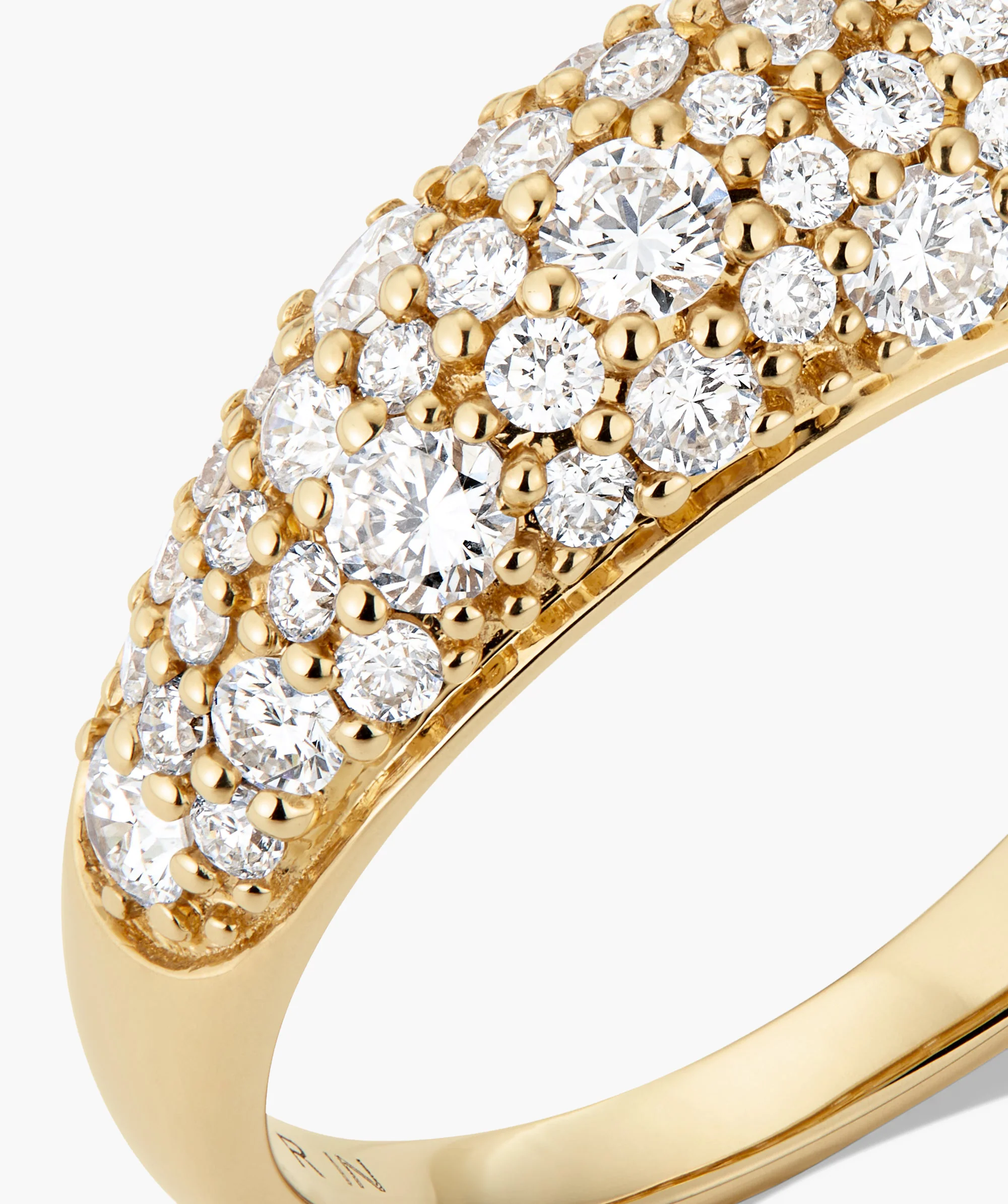 Dôme Pavé Lab Grown Diamond Ring