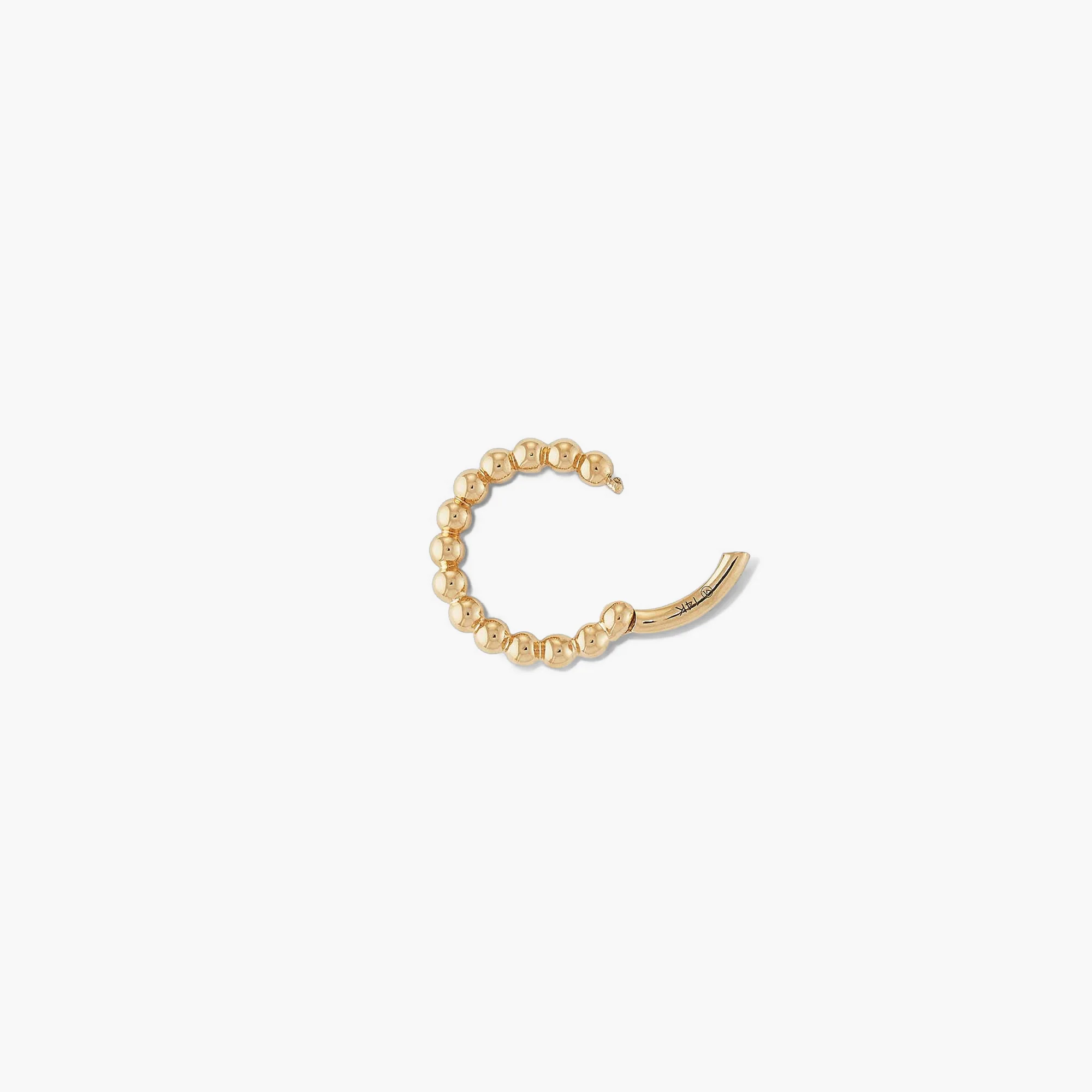 Cartilage Beaded Mini Hoop