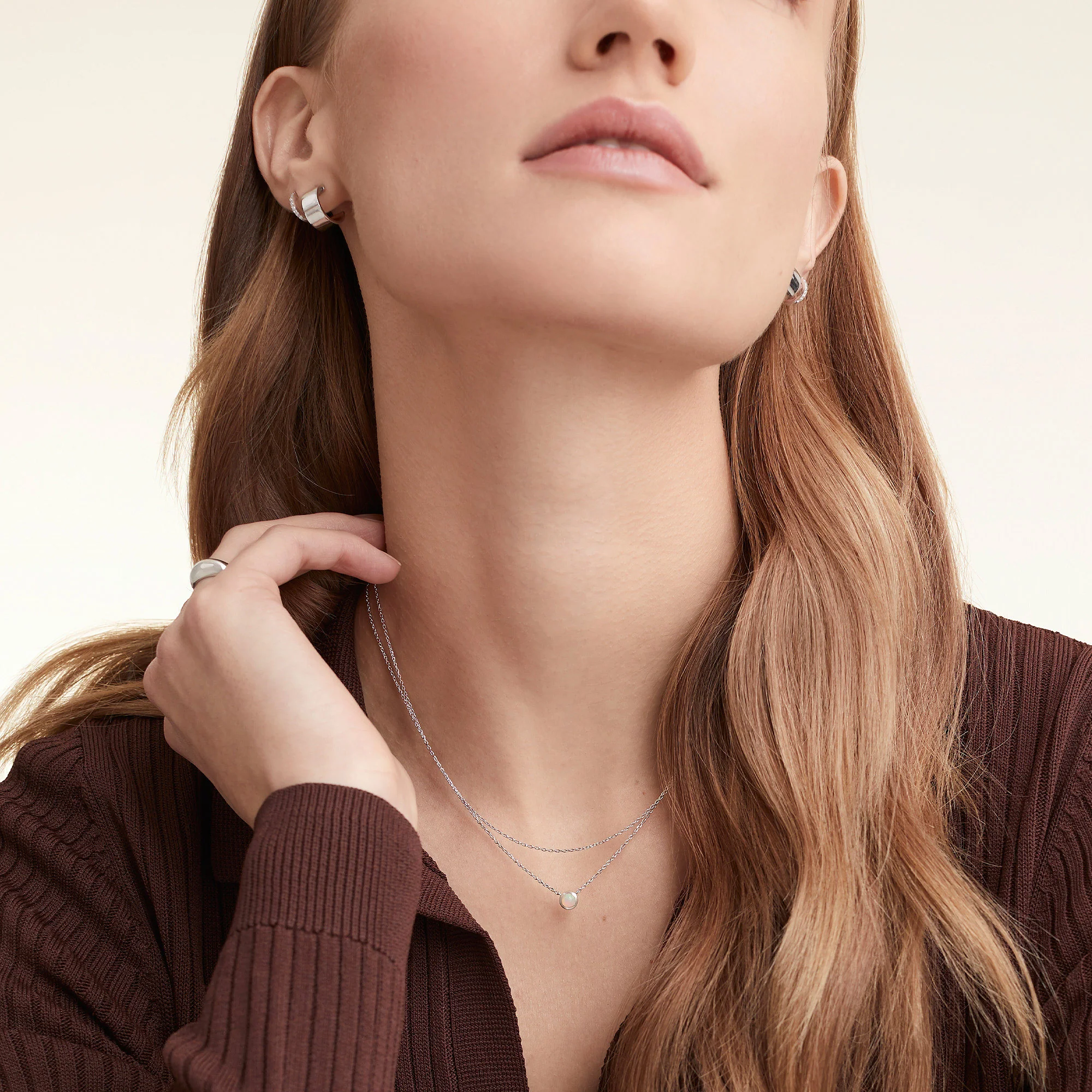 Layered Opal Necklace