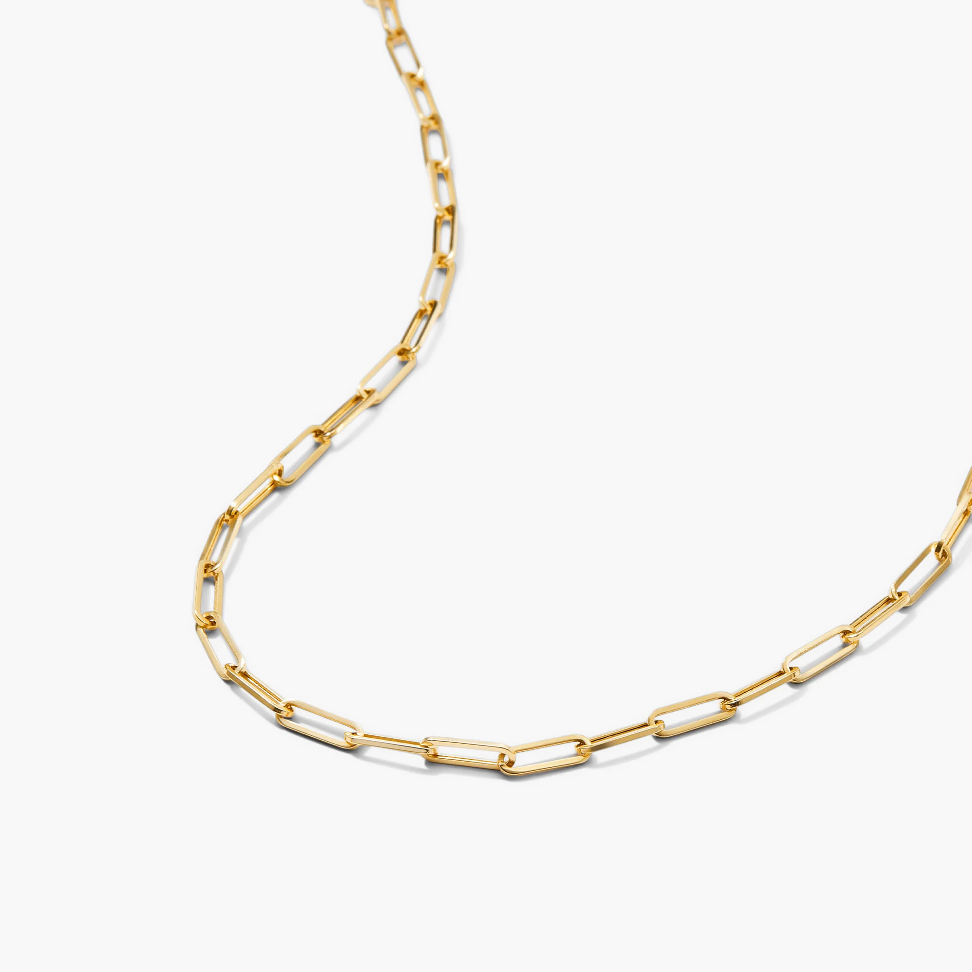 Paperclip Chain Charm Necklace