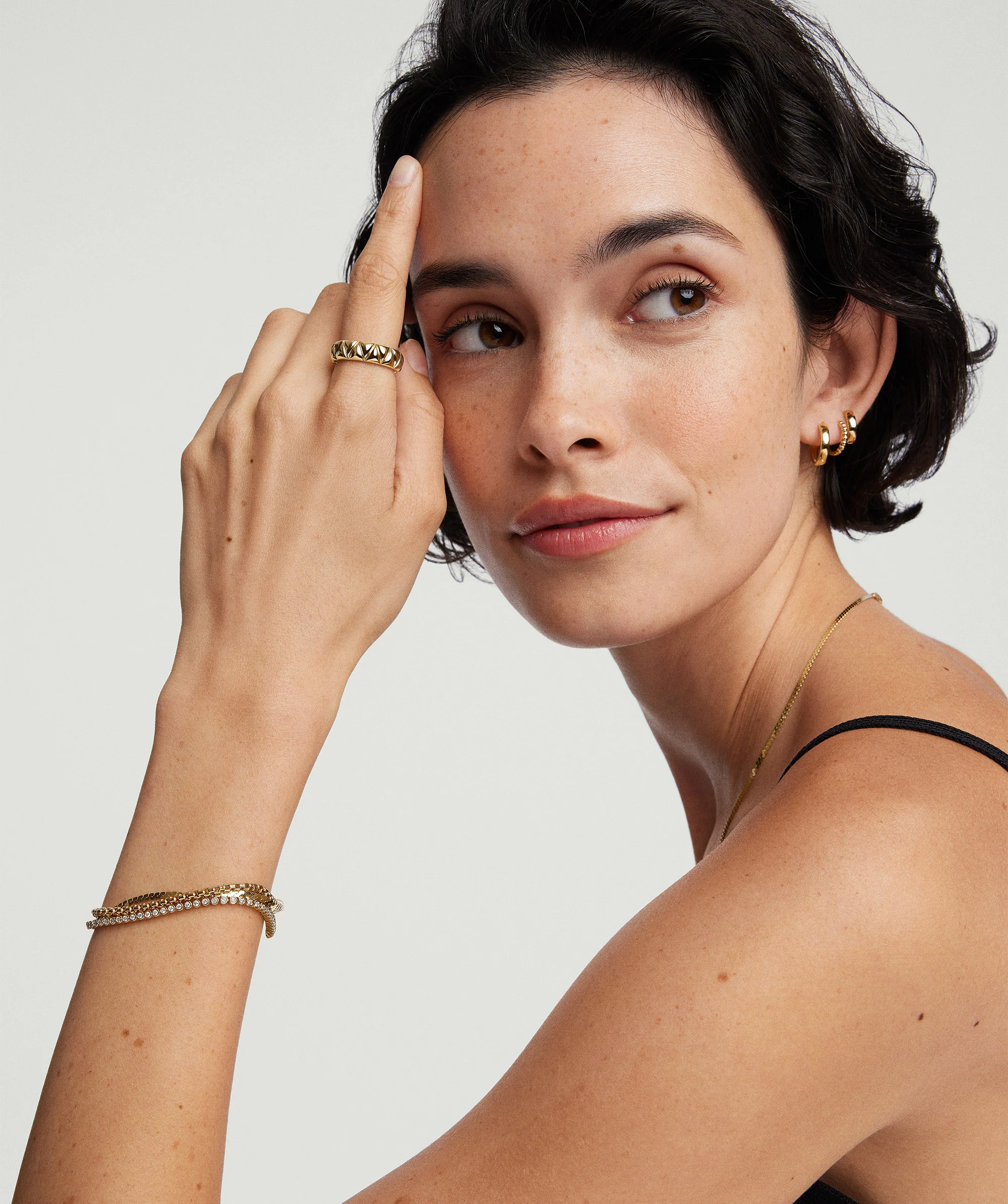 Bezel Lab Grown Diamond Tennis Bracelet