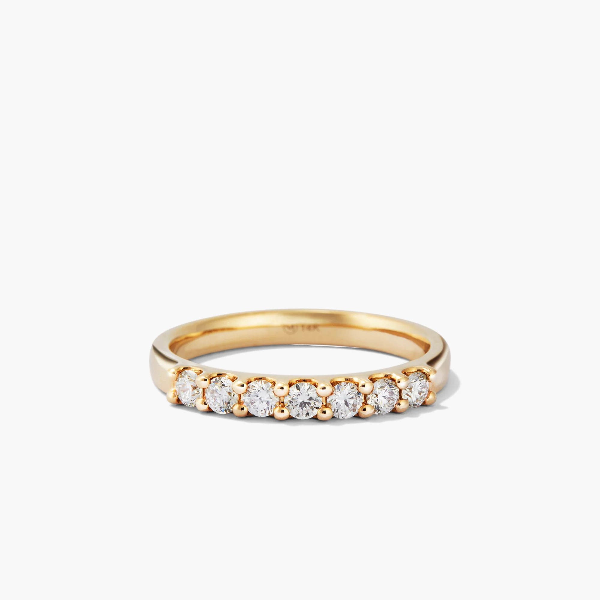 Bold Diamond Half Eternity Ring