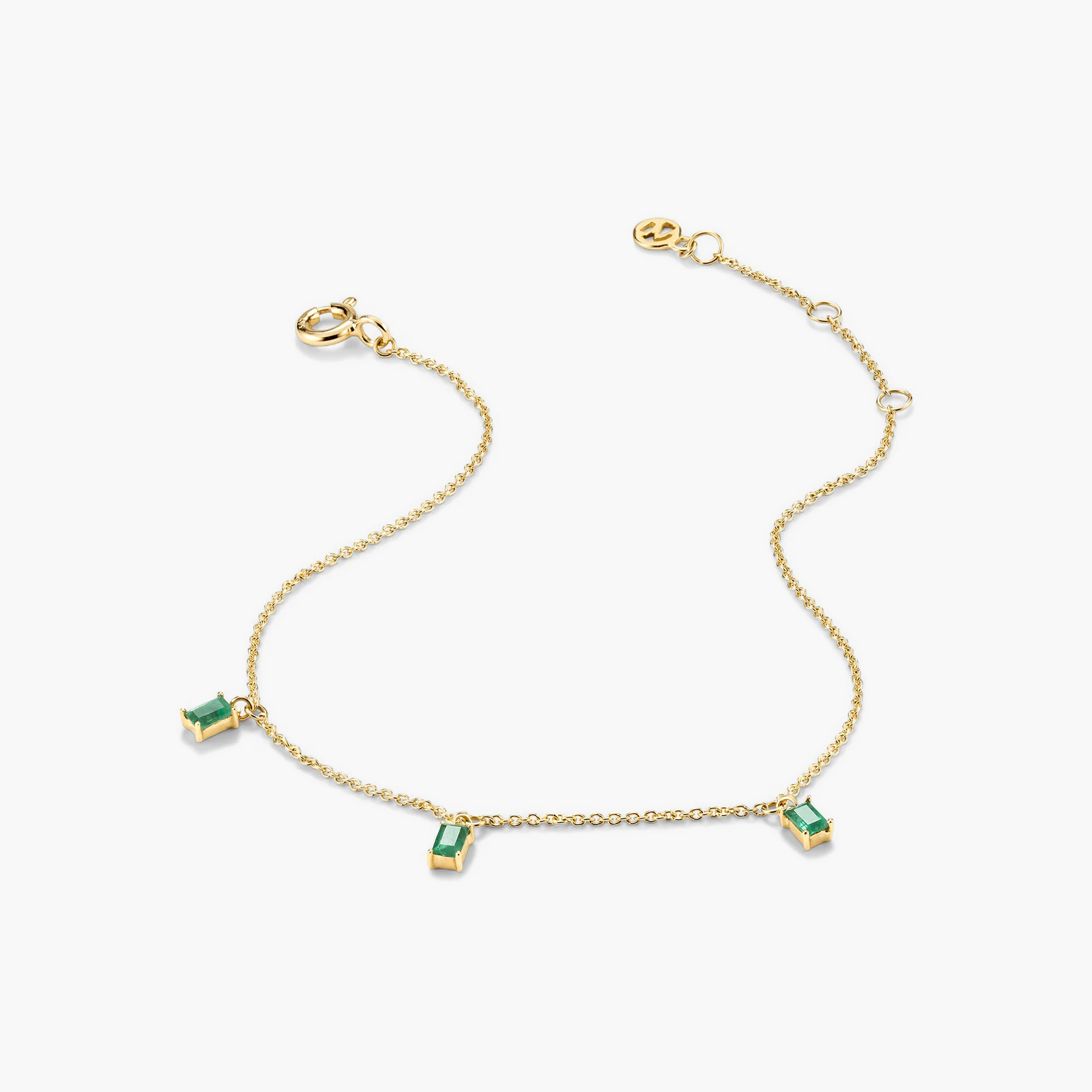 Baguette Gemstone Bracelet