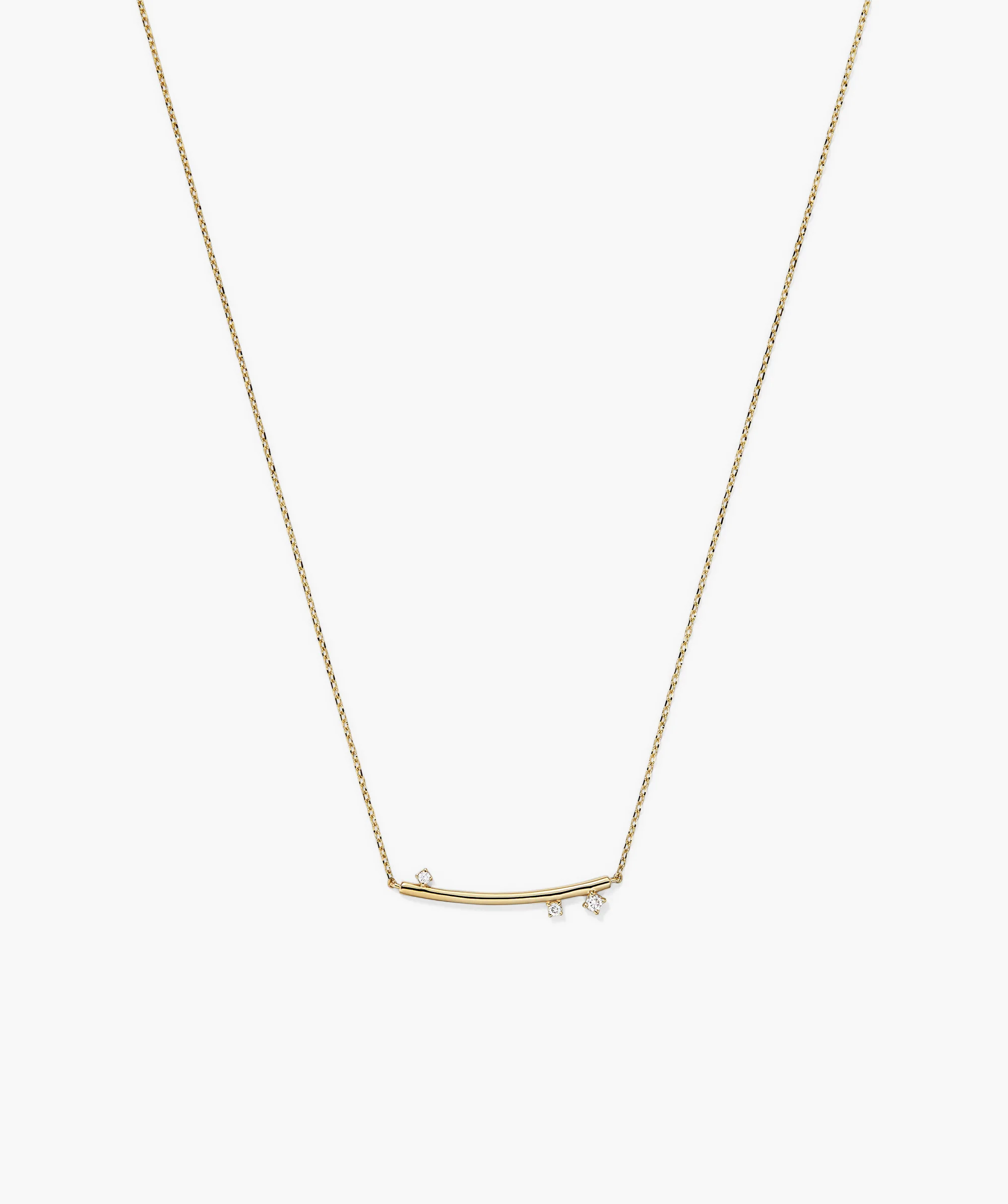 Celeste Lab Grown Diamond Horizon Necklace