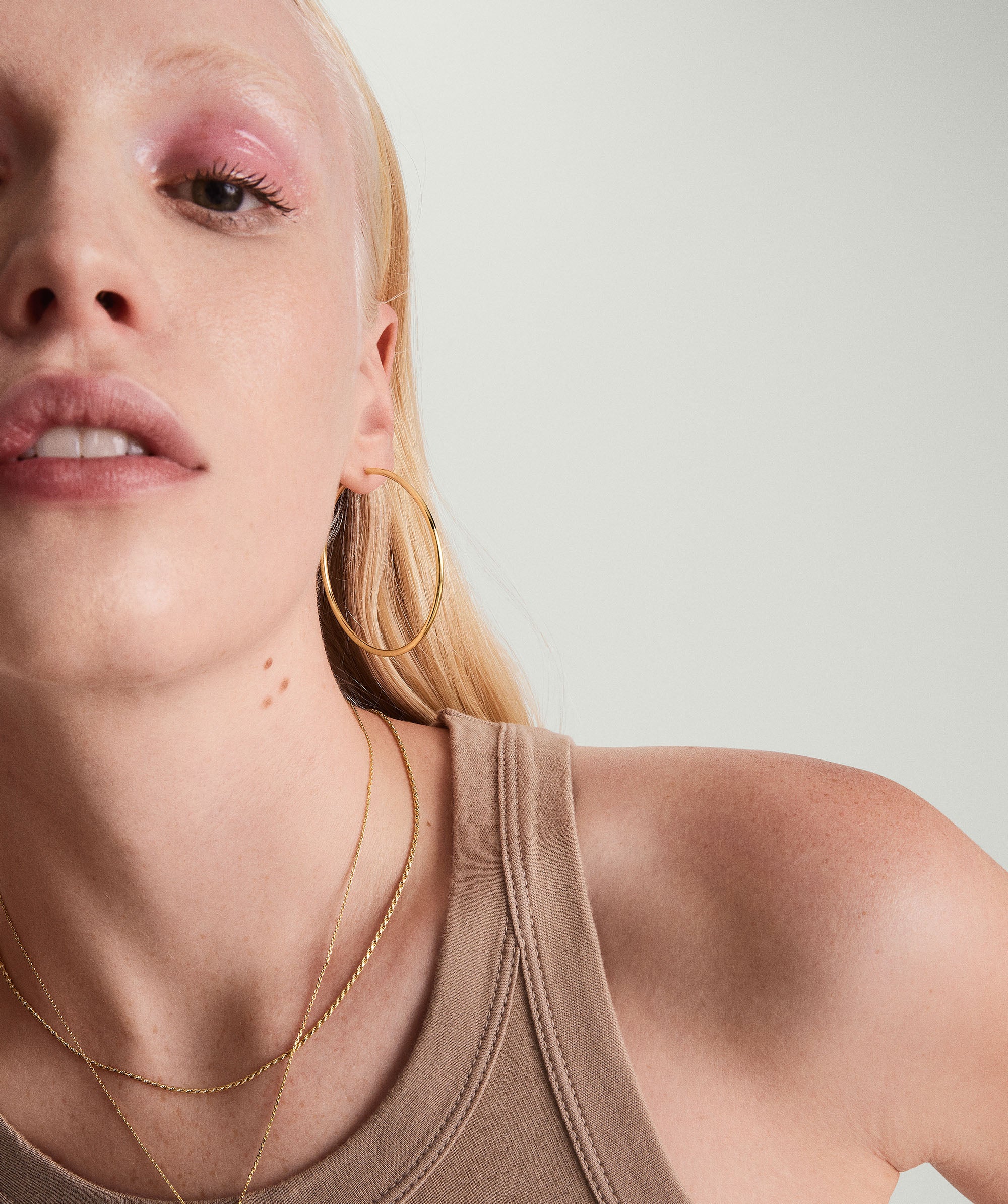 Oversized Thin Hoops