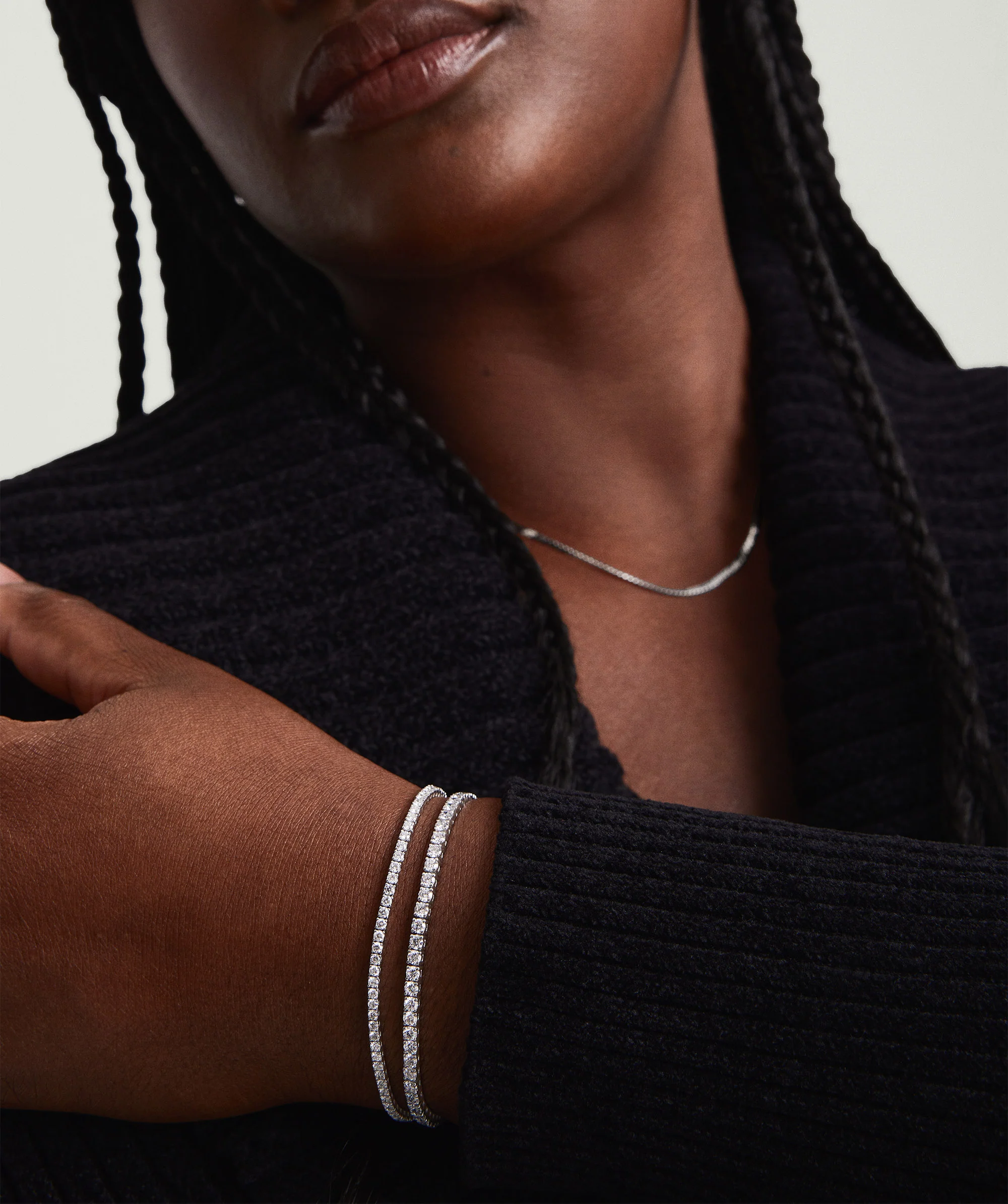 Lab Grown Diamond Tennis Bracelet 1.8mm