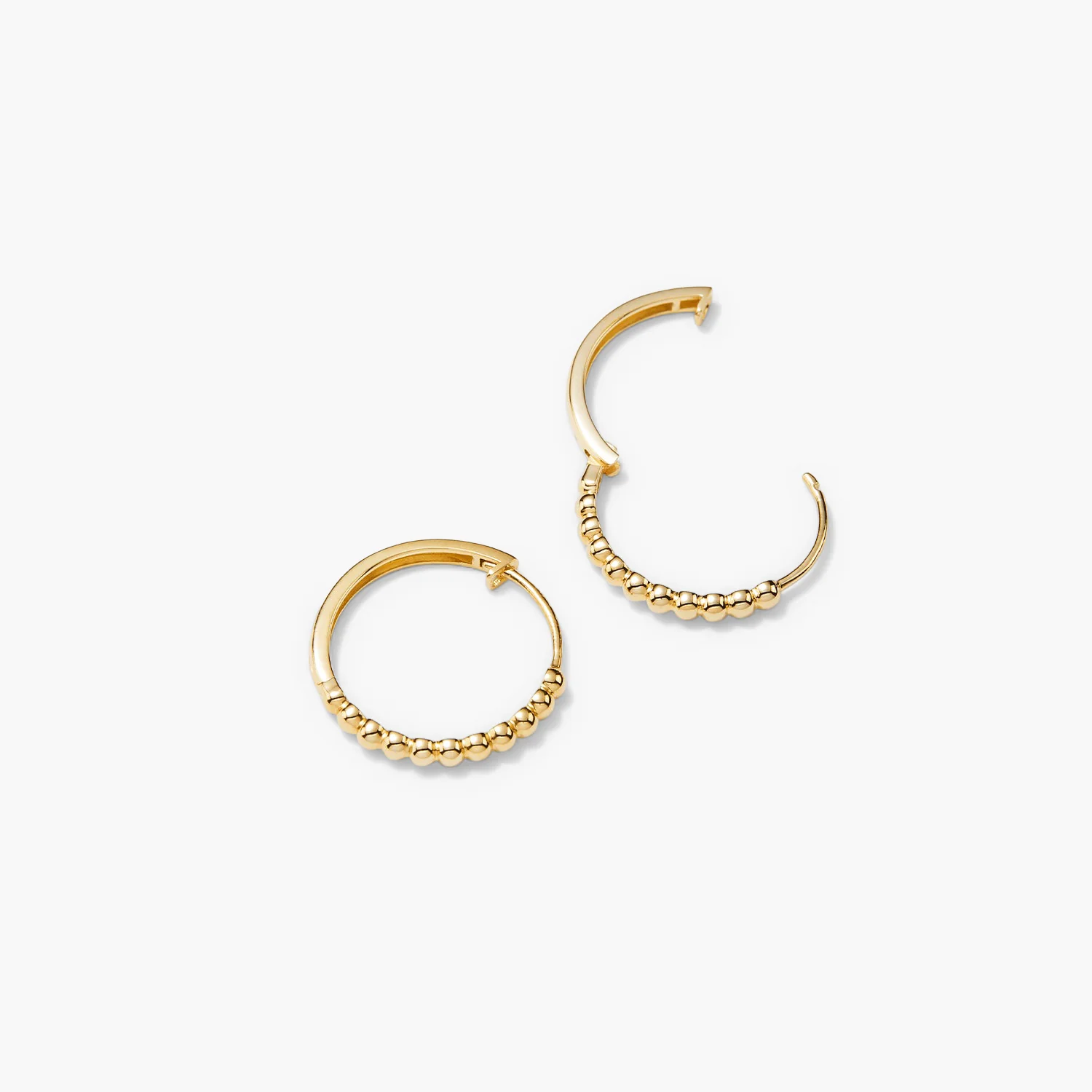 Beaded Small Hoops