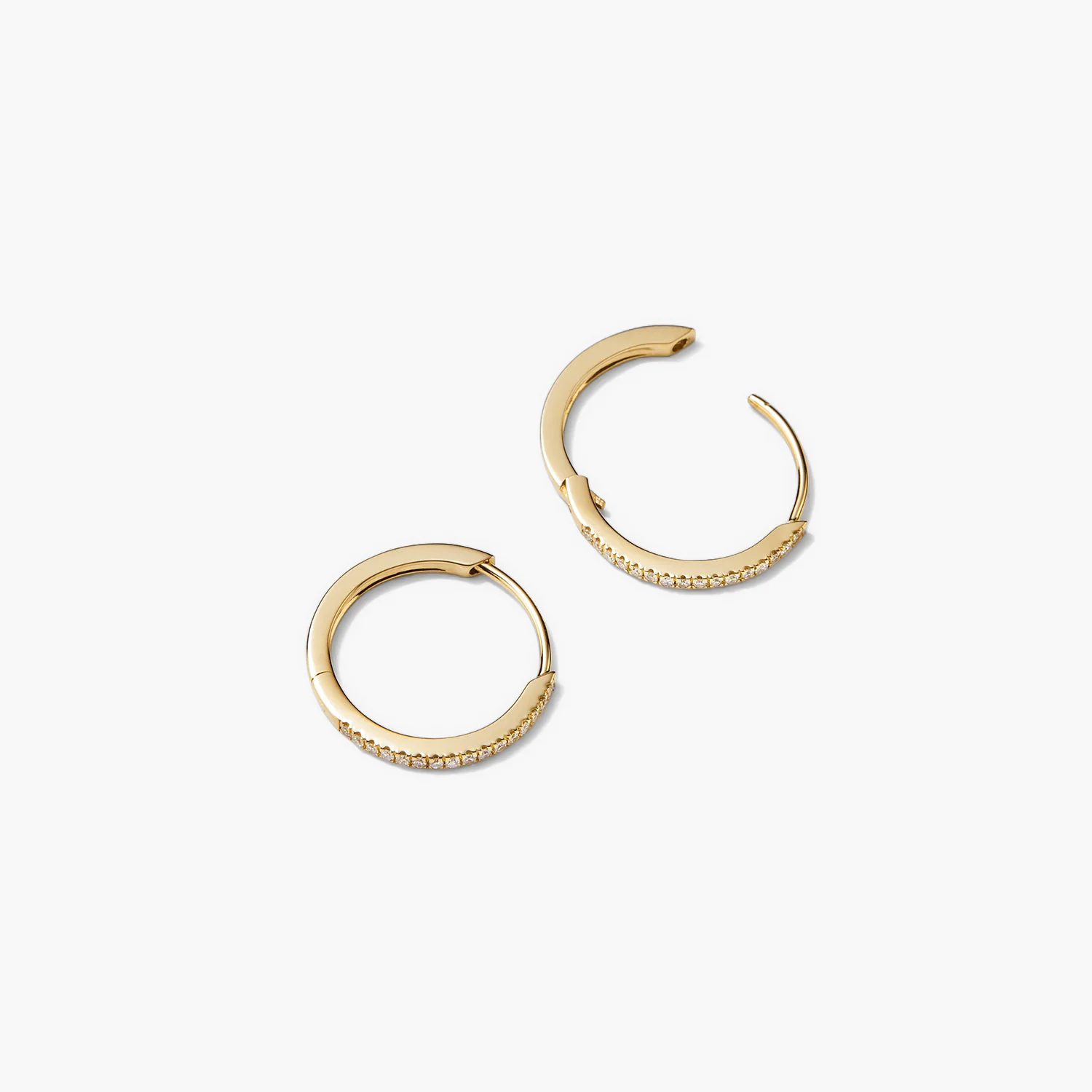 Pavé Diamond Small Hoops