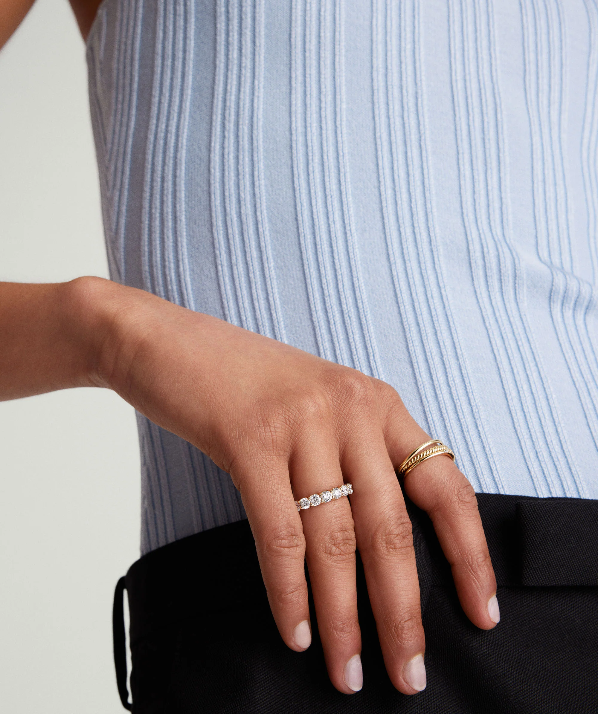 3.5mm Lab Grown Diamond Eternity Band