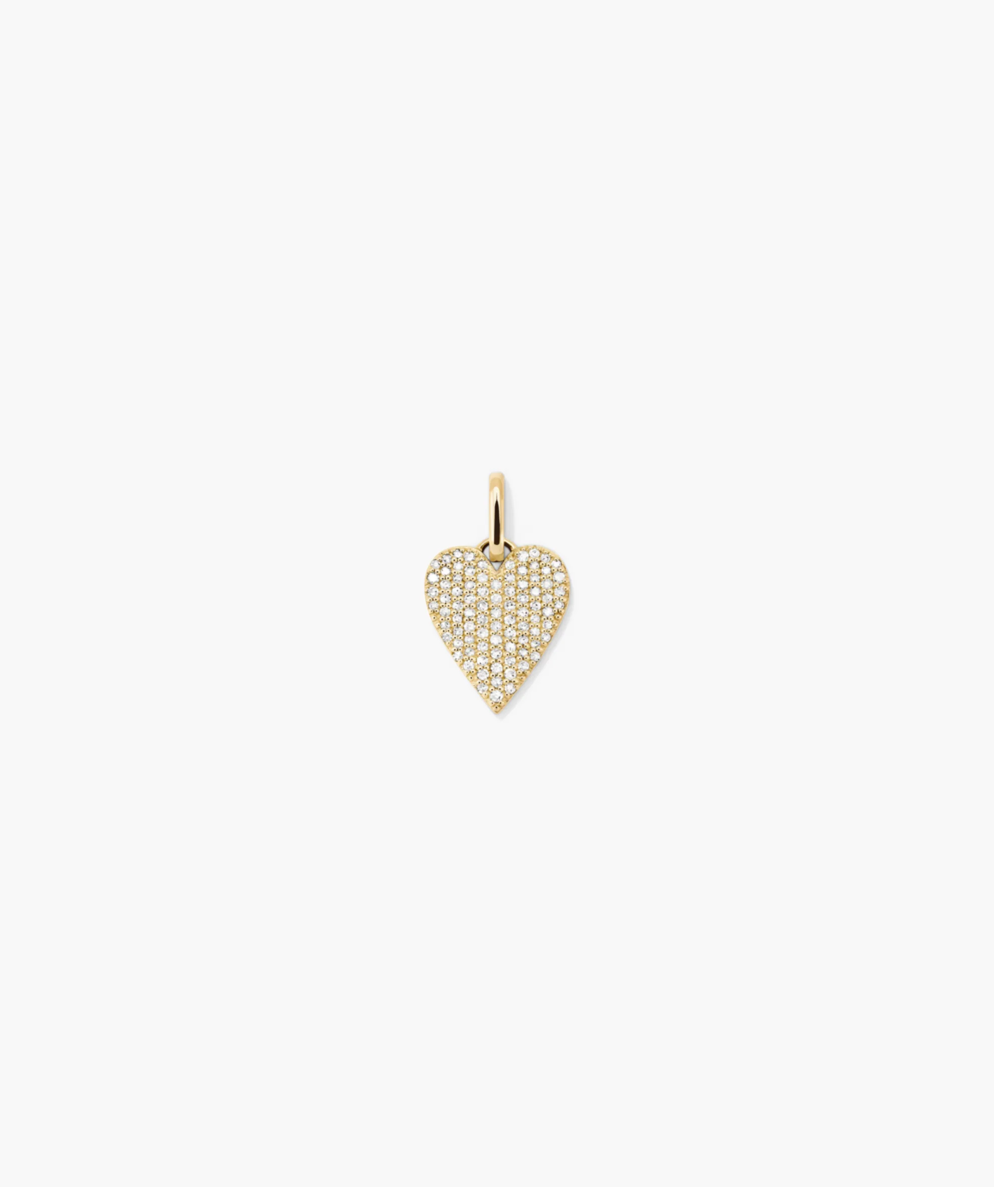 Pavé Diamond Heart Pendant