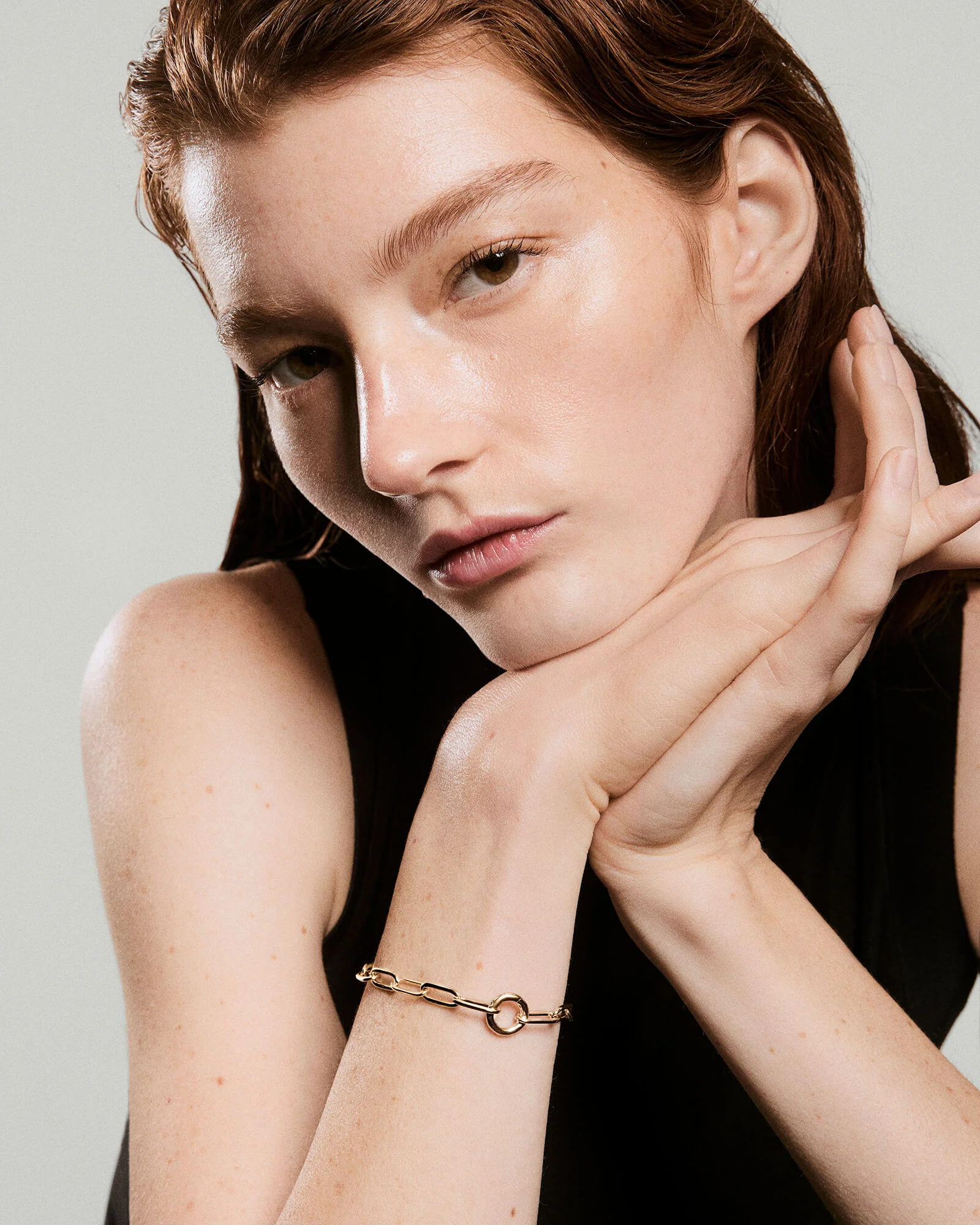 Paperclip Chain Charm Bracelet