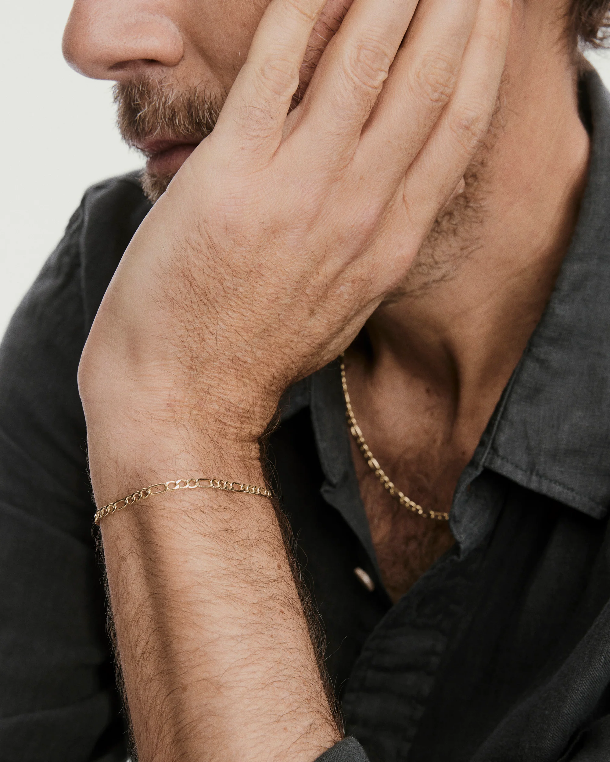 Bold Figaro Chain Bracelet