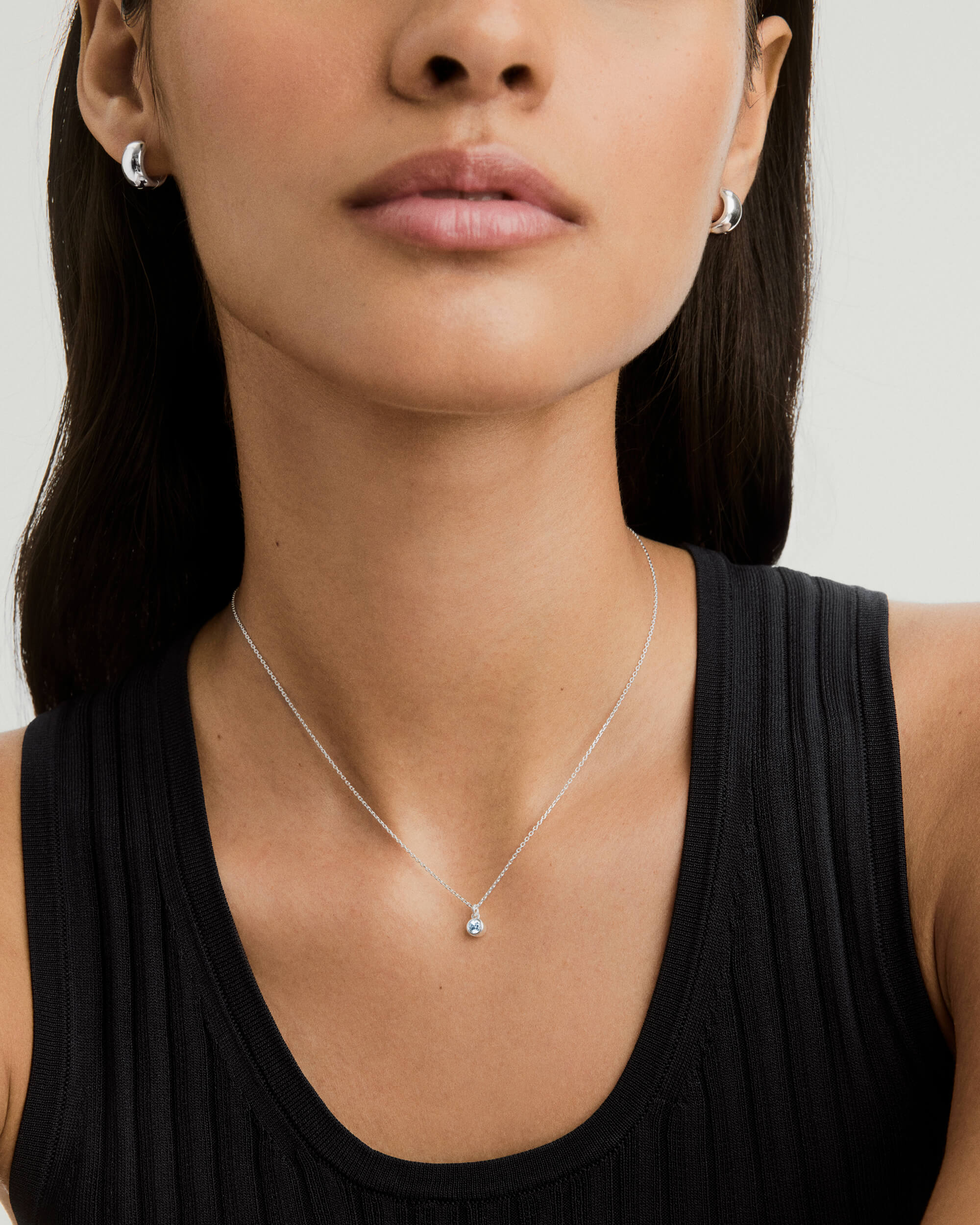 Sia Birthstone Pendant Necklace