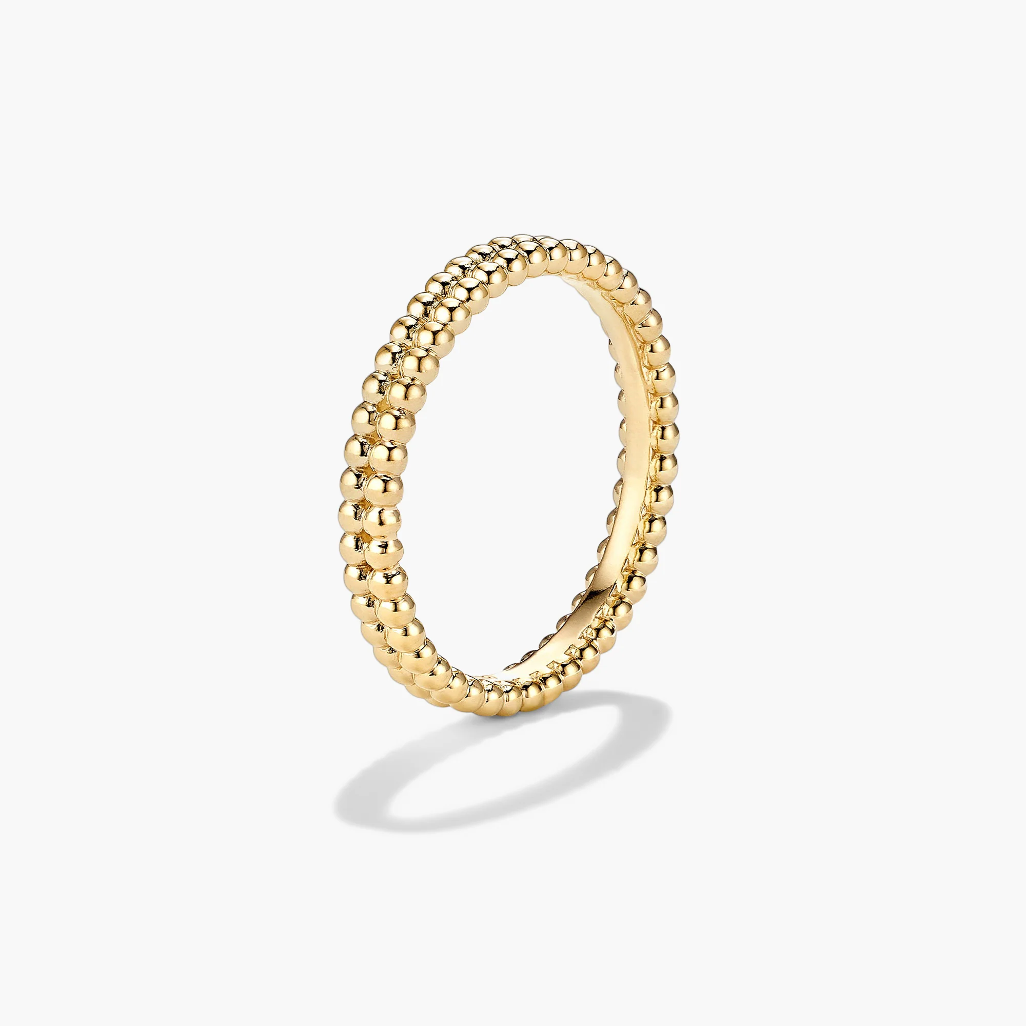 Duo Beaded Stacker Ring