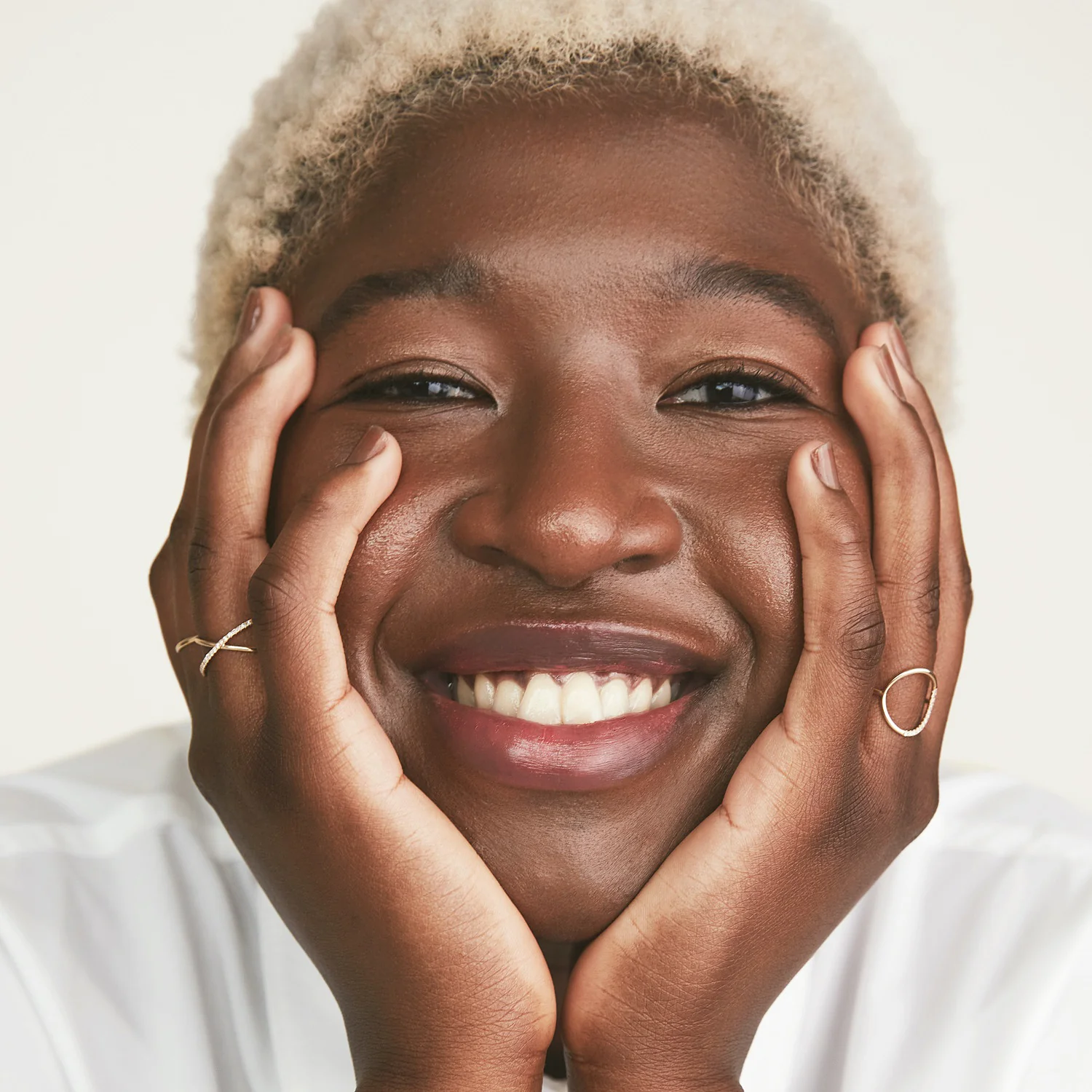 Pavé Diamond X Ring