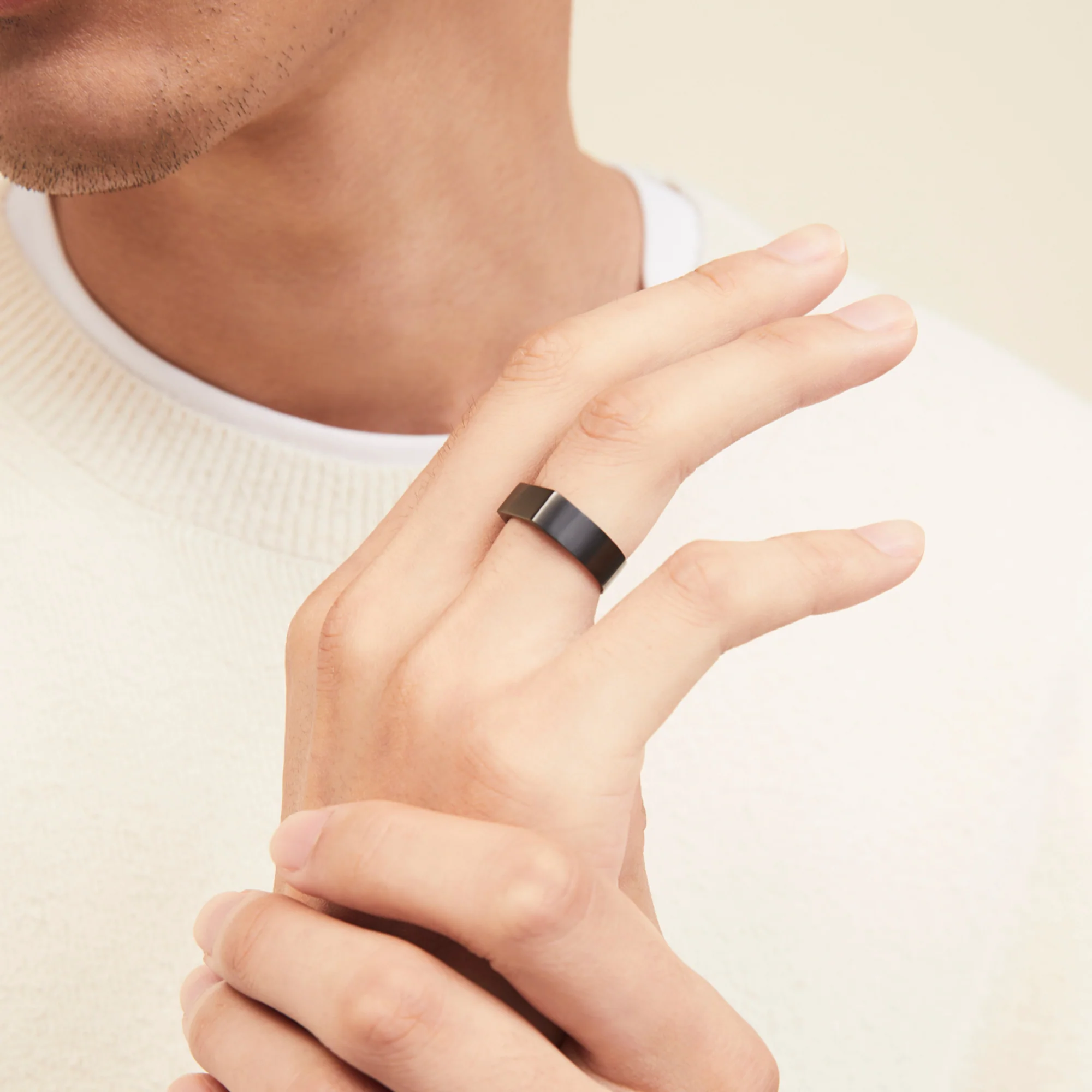 Slim Rectangular Signet Ring