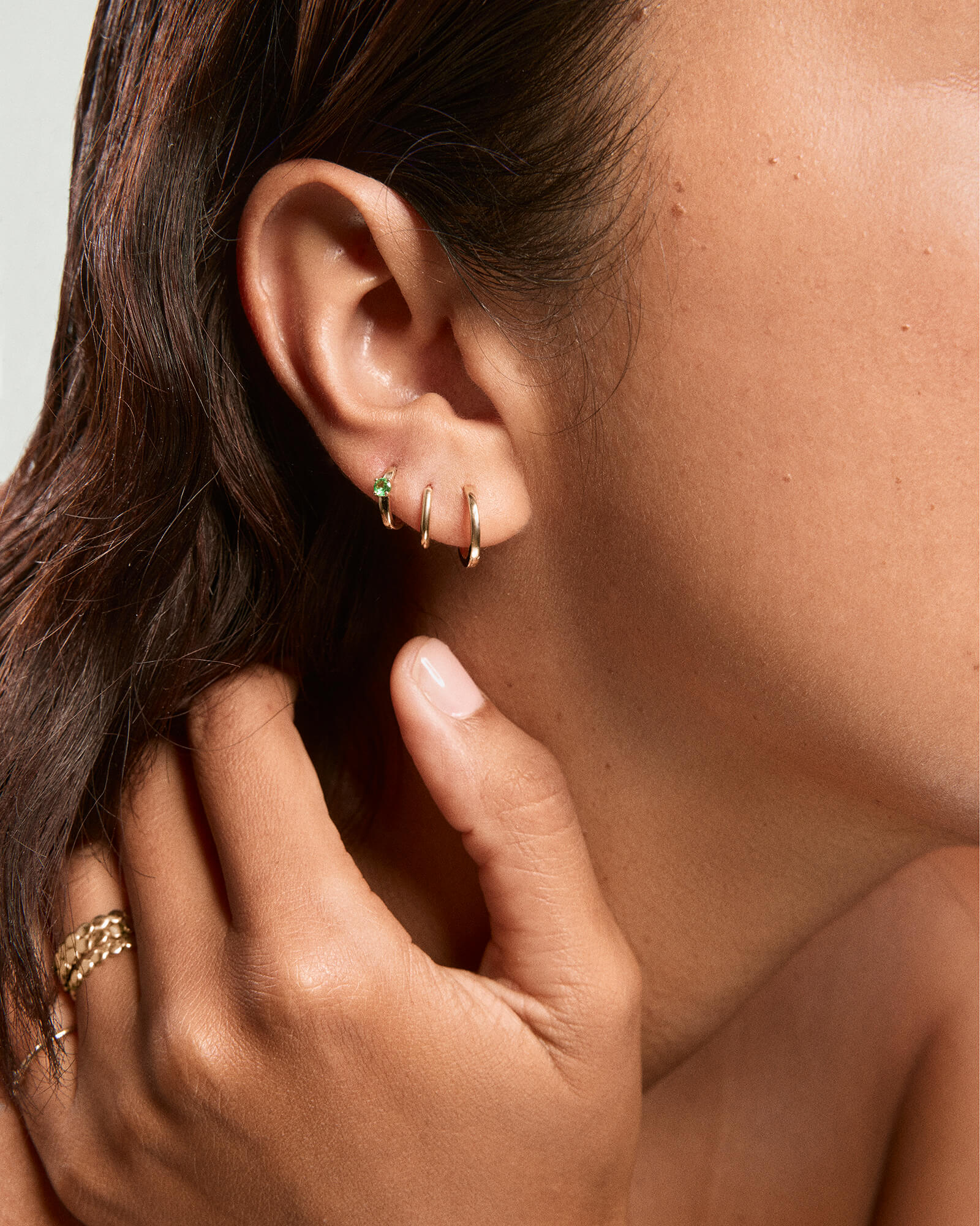 Single Colored Mini Hoop