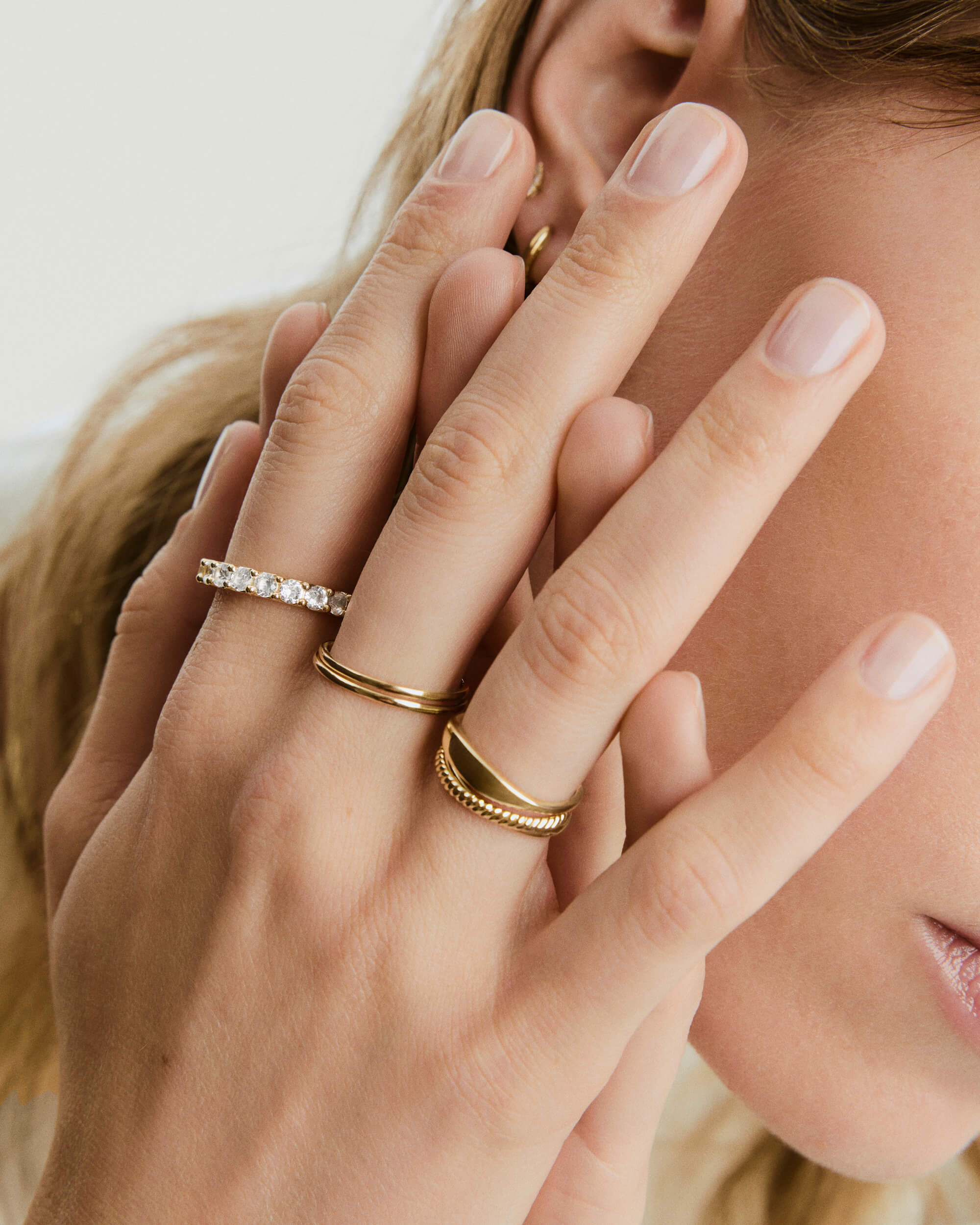 Aurora Lab Grown Sapphire Eternity Ring