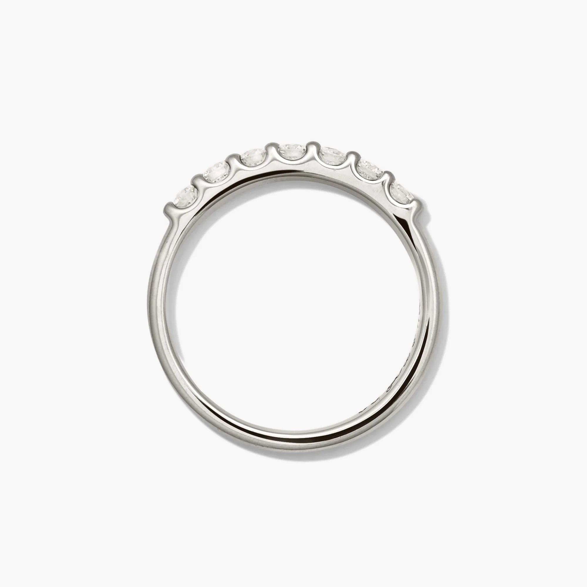 Bold Diamond Half Eternity Ring