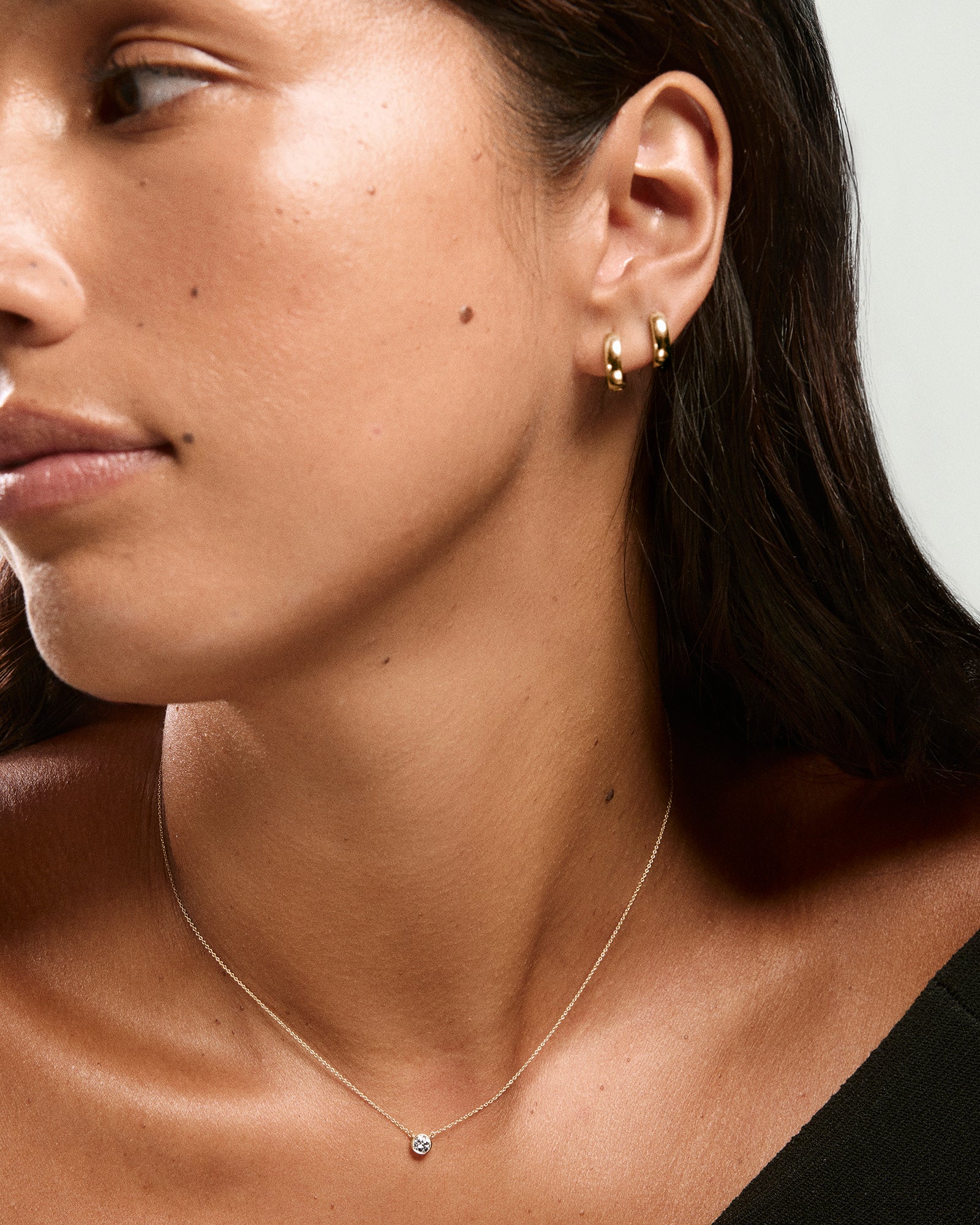 Lab Grown Diamond Solo Necklace