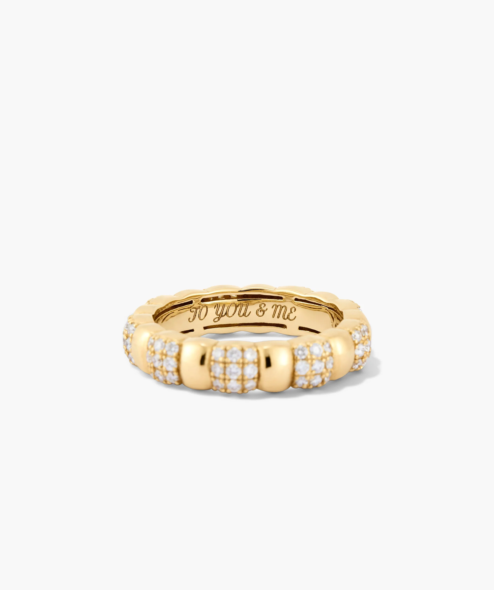Pavé Diamond Soft Charlotte Ring