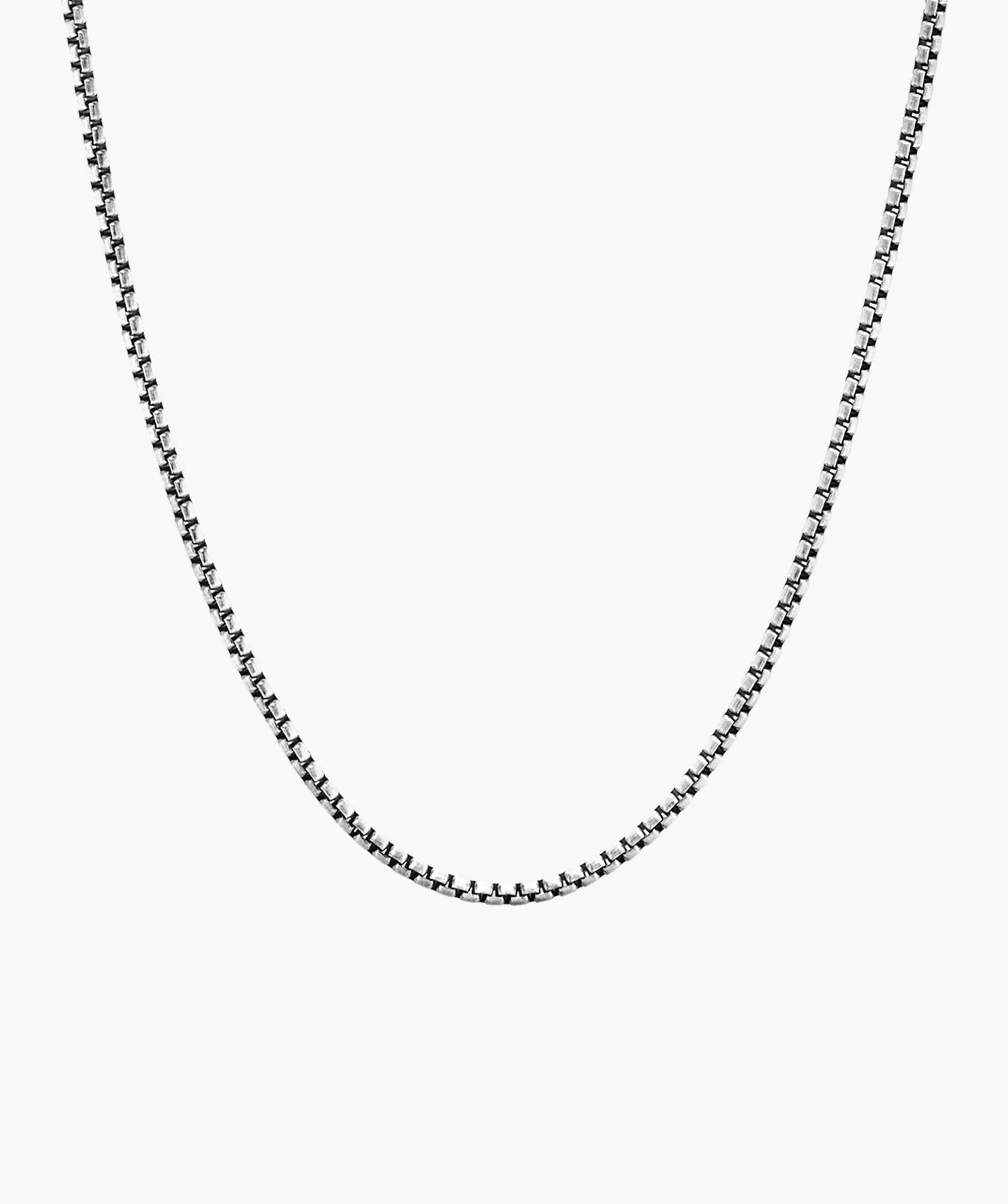Round Box Chain Necklace