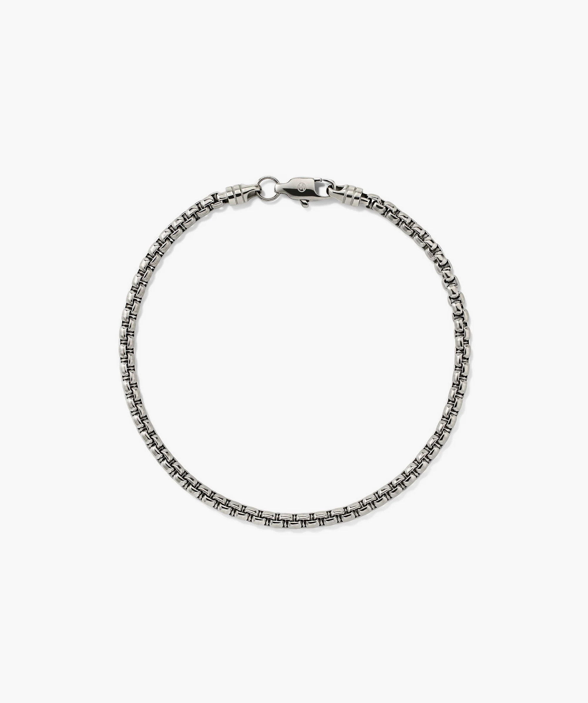 Round Box Chain Bracelet