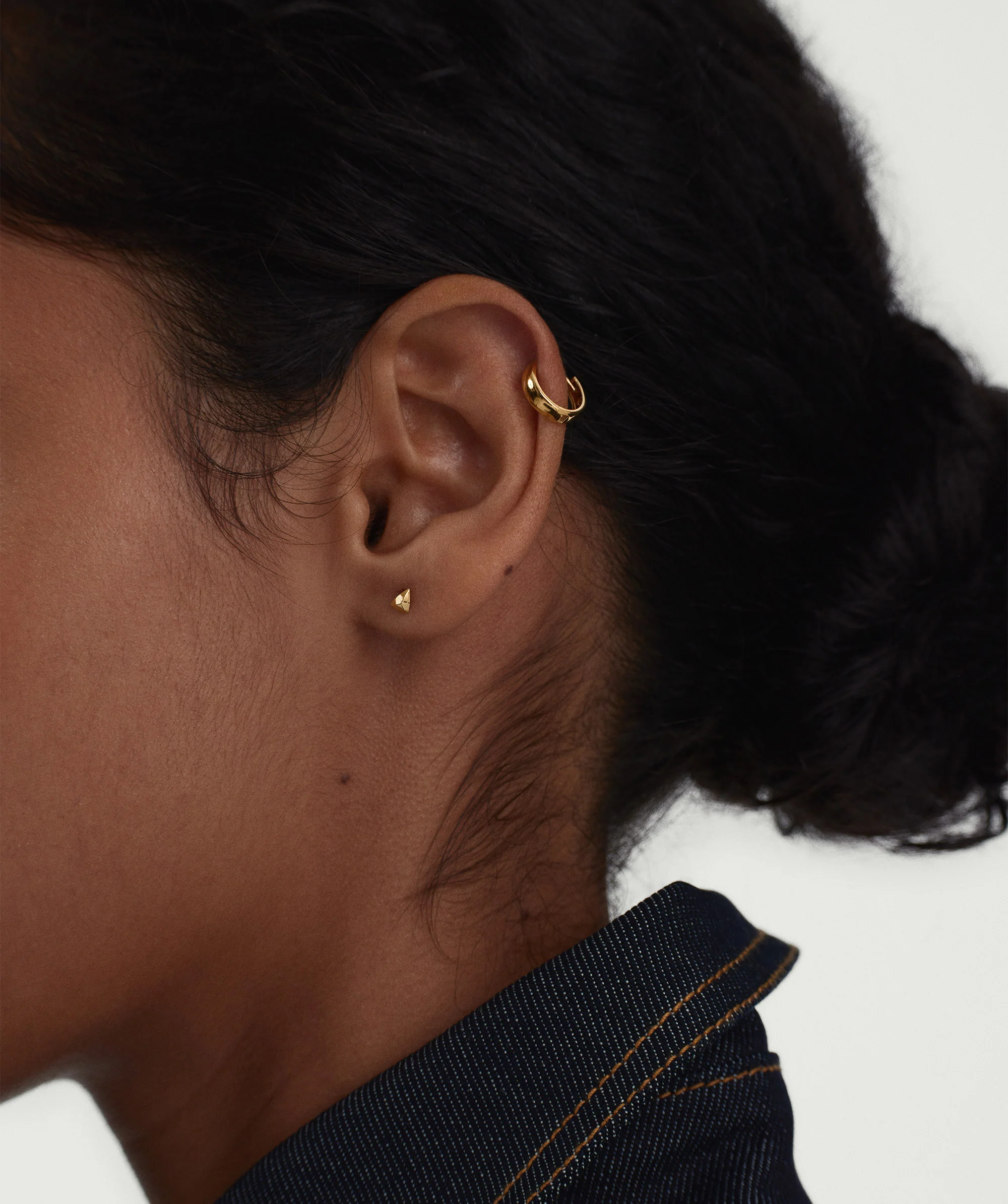 Piercing Studio - Puffy Pyramid Flat Back Stud