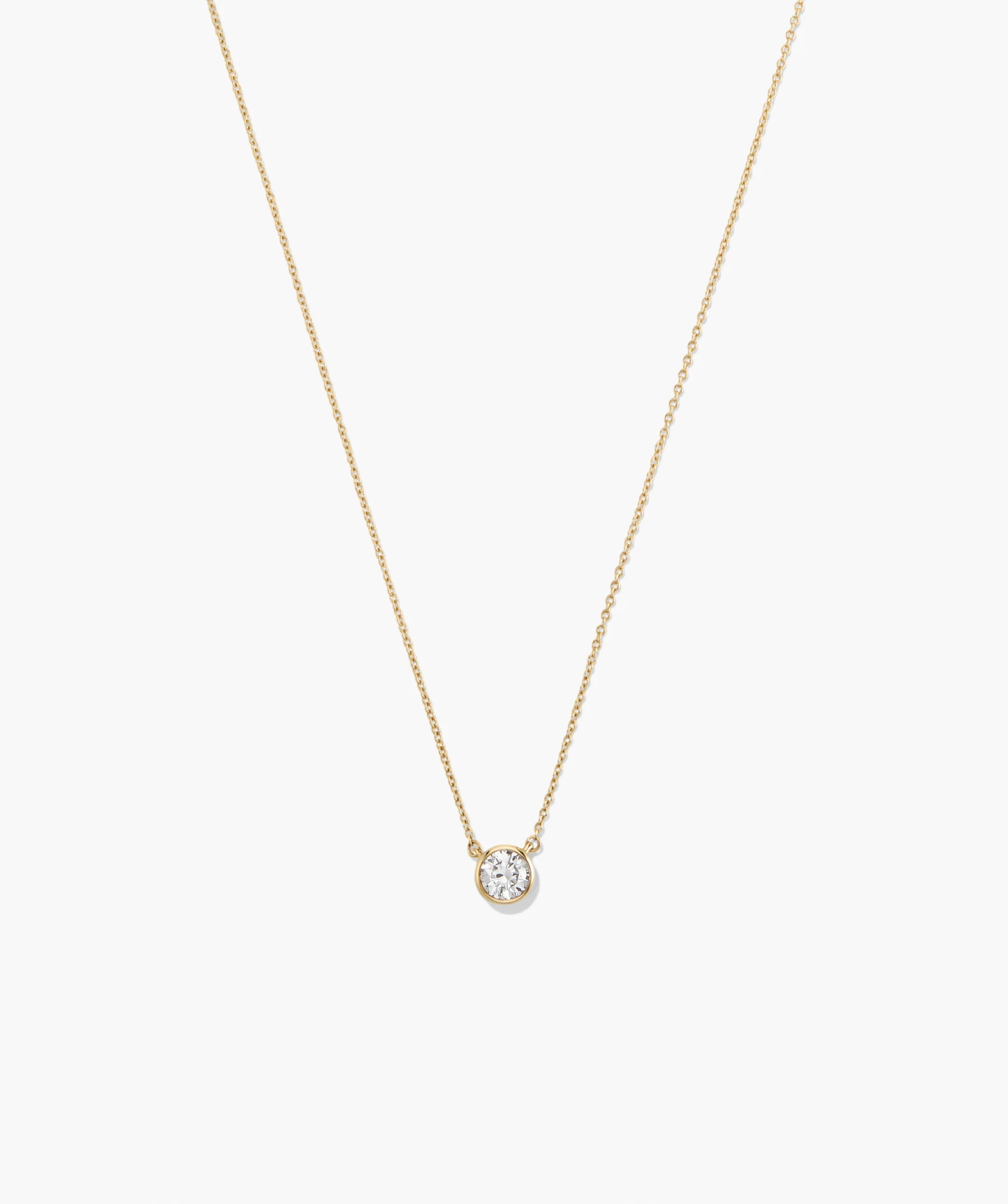 Lab Grown Diamond Solo Necklace