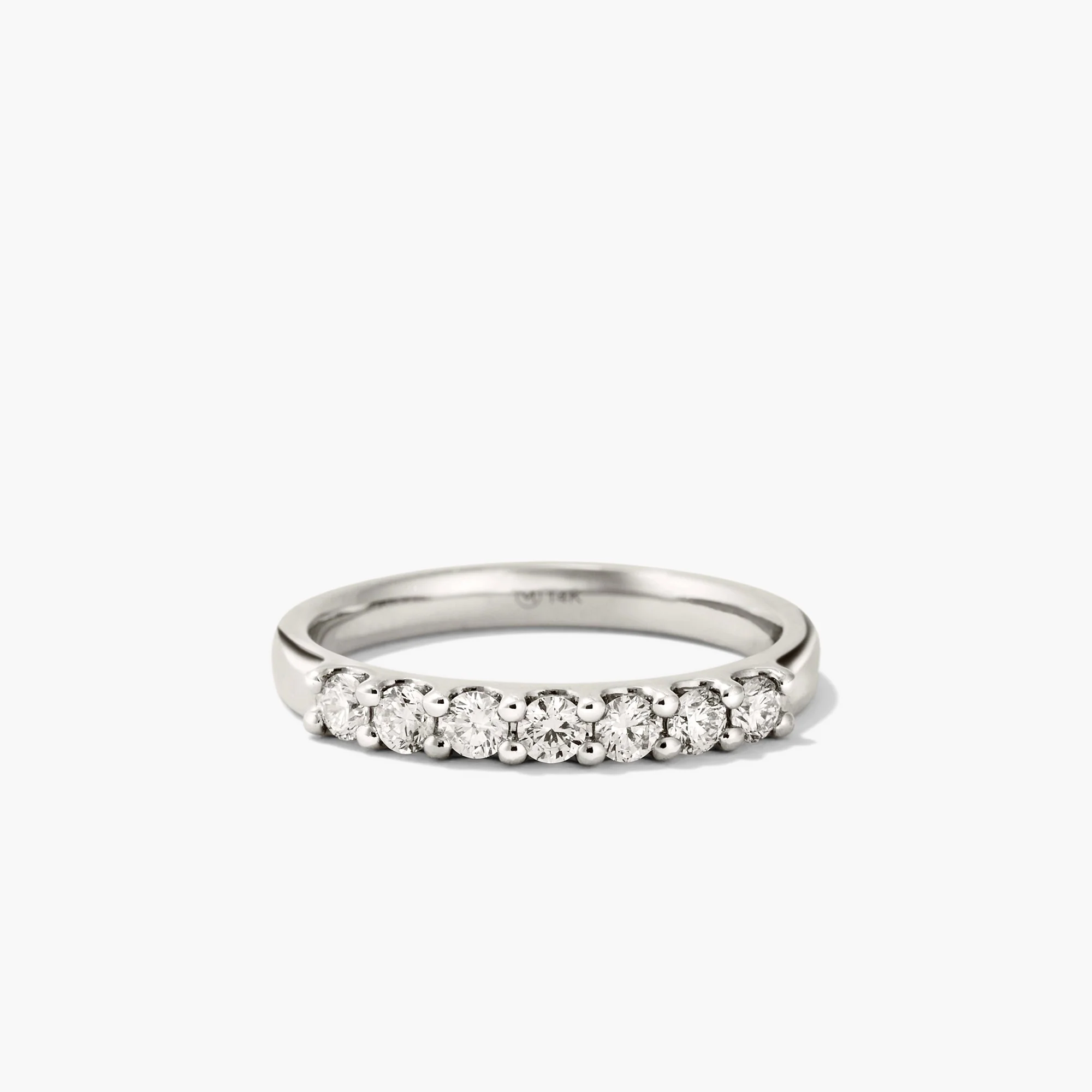 Bold Diamond Half Eternity Ring