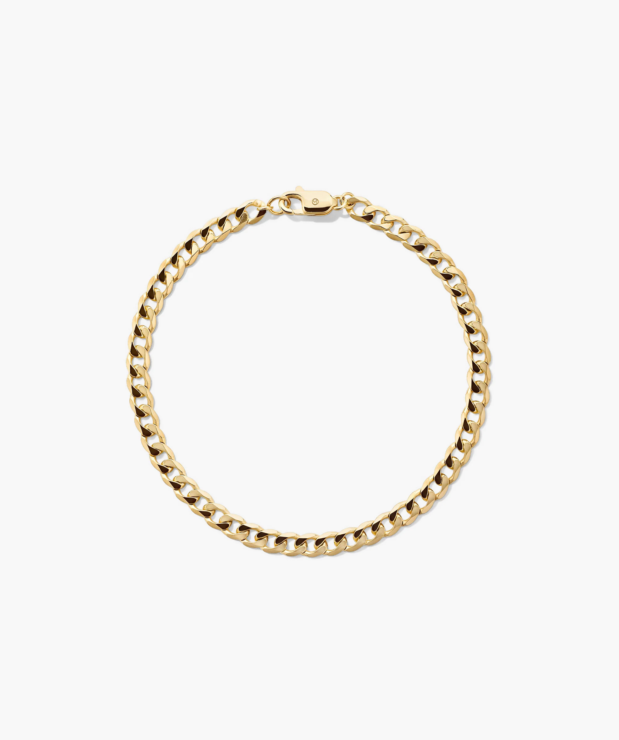 Flat Curb Chain Bracelet