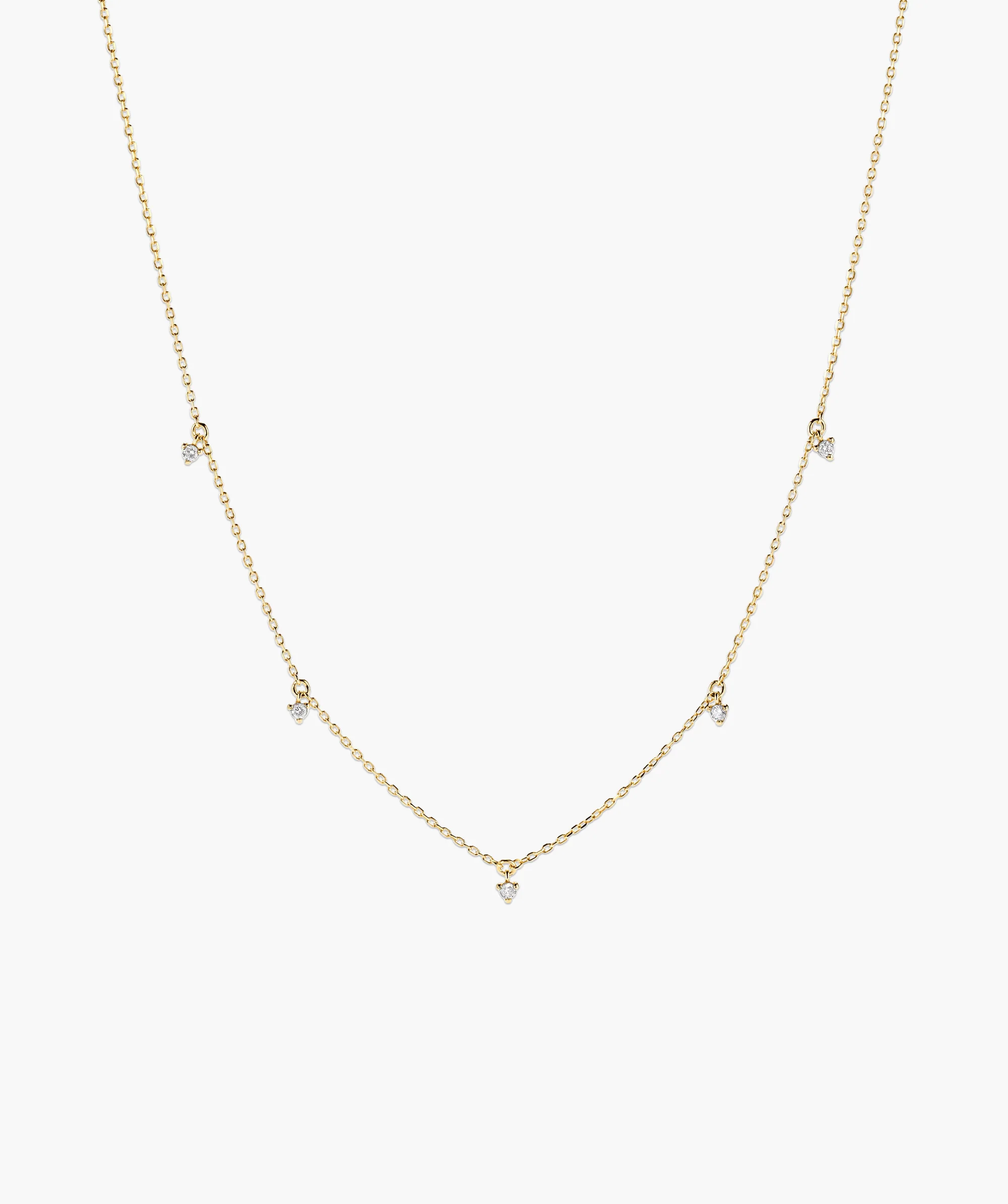 Multi Station Diamond Necklace