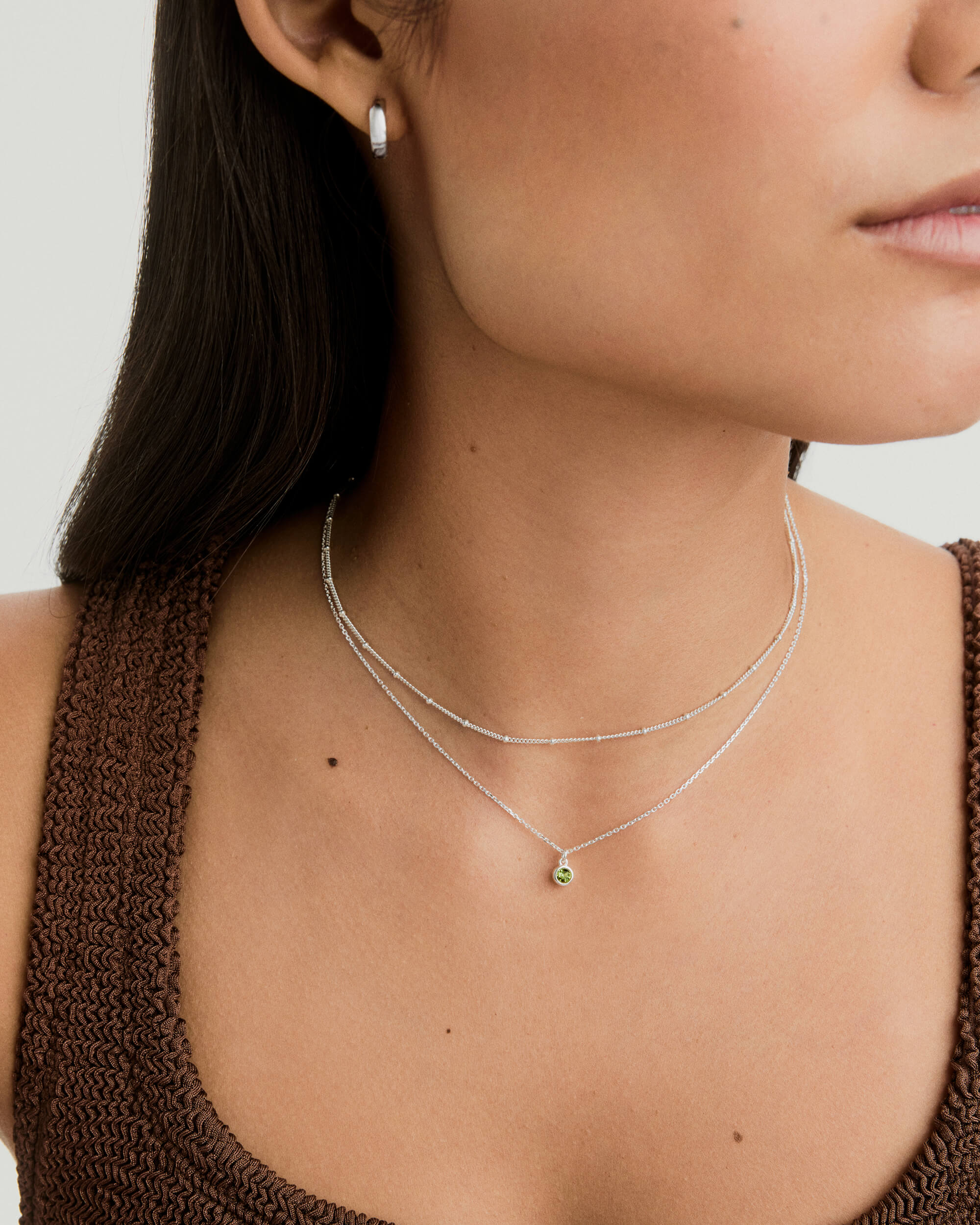 Sia Birthstone Pendant Necklace