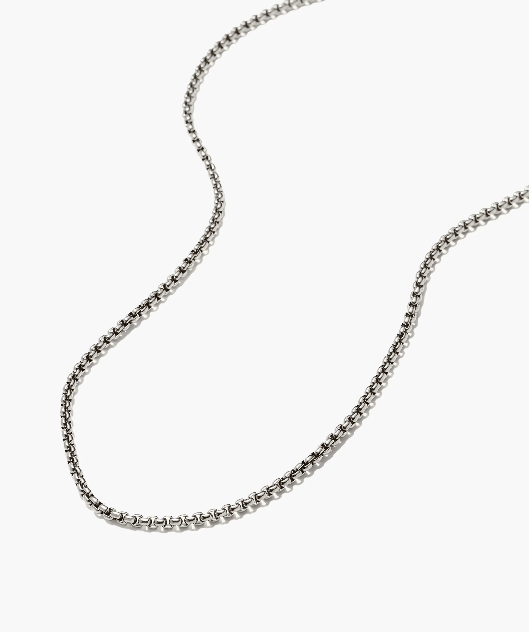 Round Box Chain Necklace
