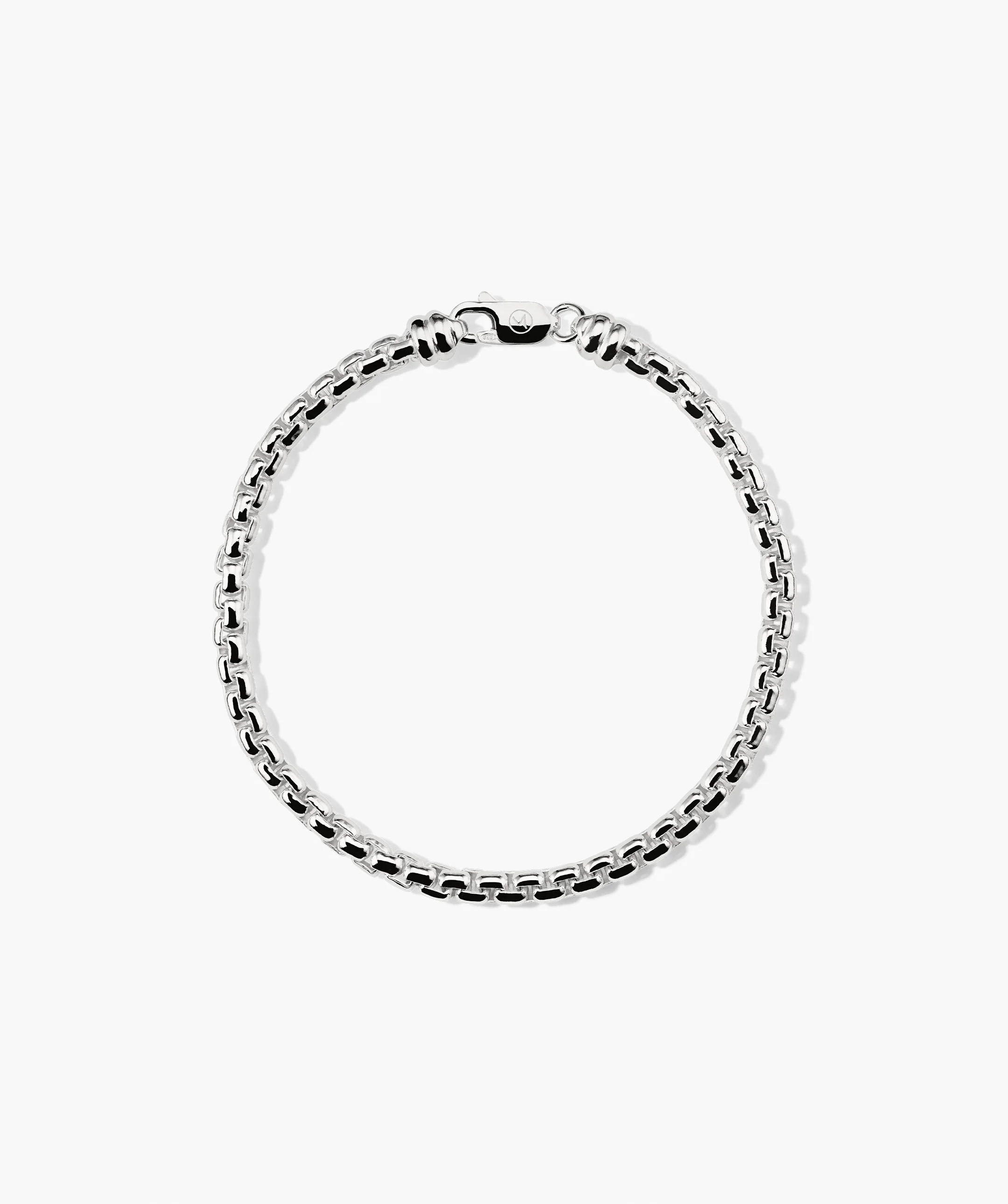 Round Box Chain Bracelet