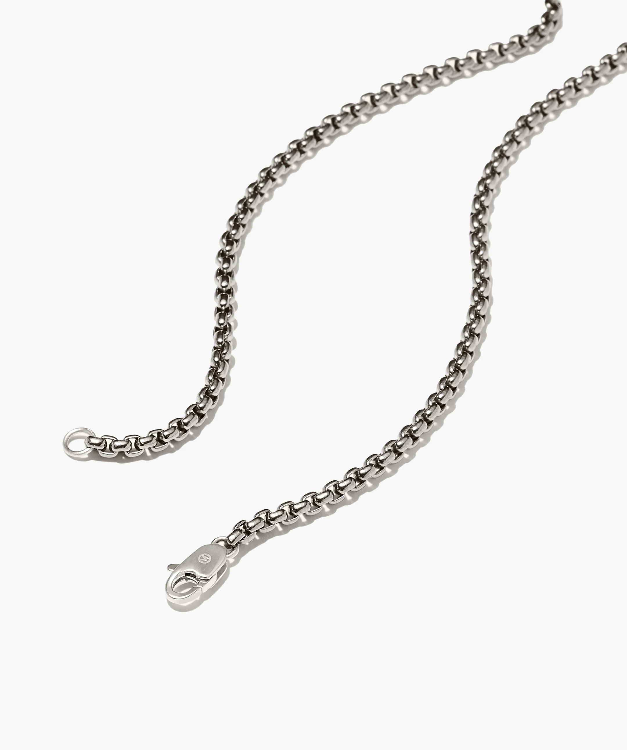 Round Box Chain Necklace