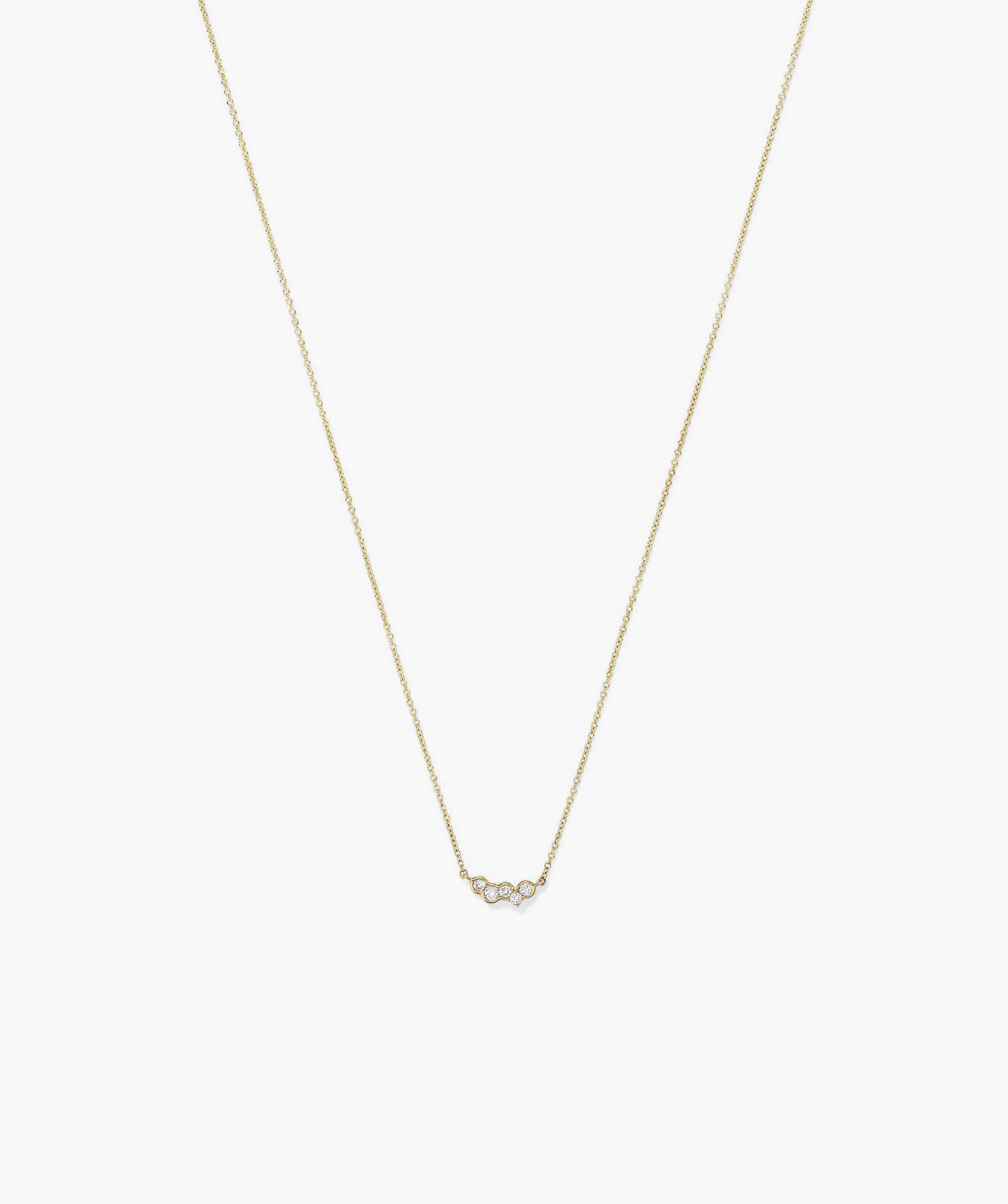 Celeste Lab Grown Diamond Cluster Necklace