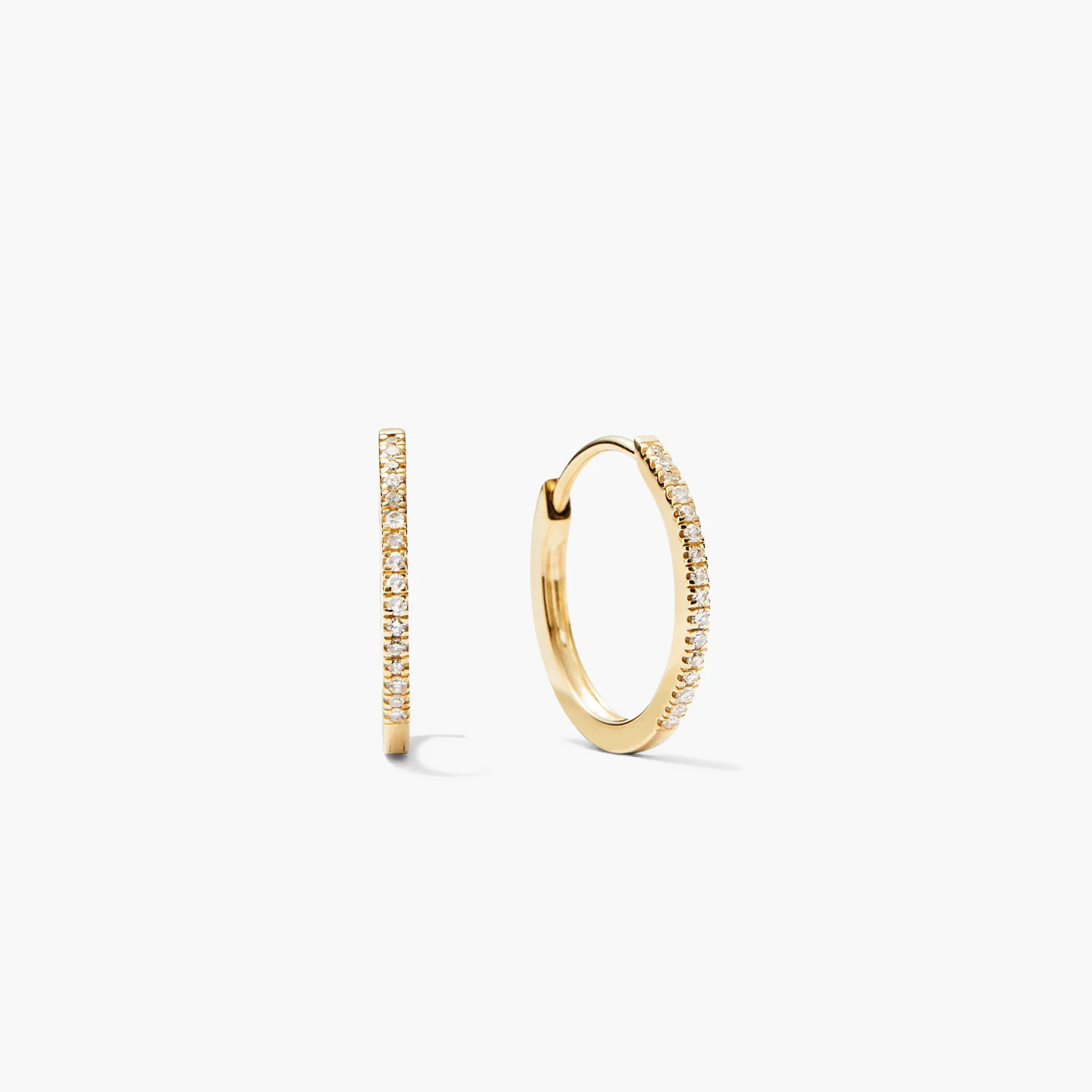 Pavé Diamond Small Hoops